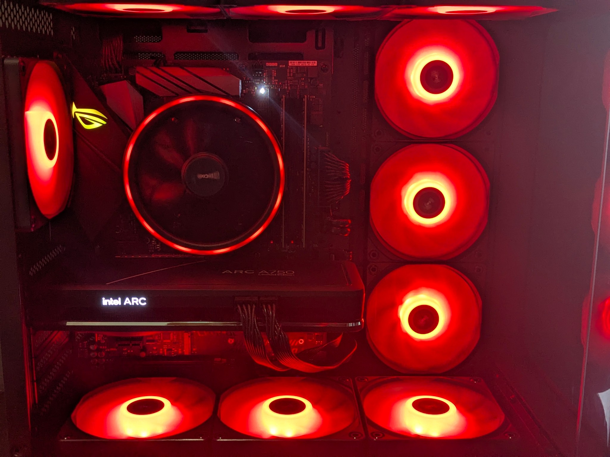 Intel ARC A750🖤Ryzen 5 5500🖤16GB RAM 🖤1TB Nvme/HDD🖤 Windows 11 Pro