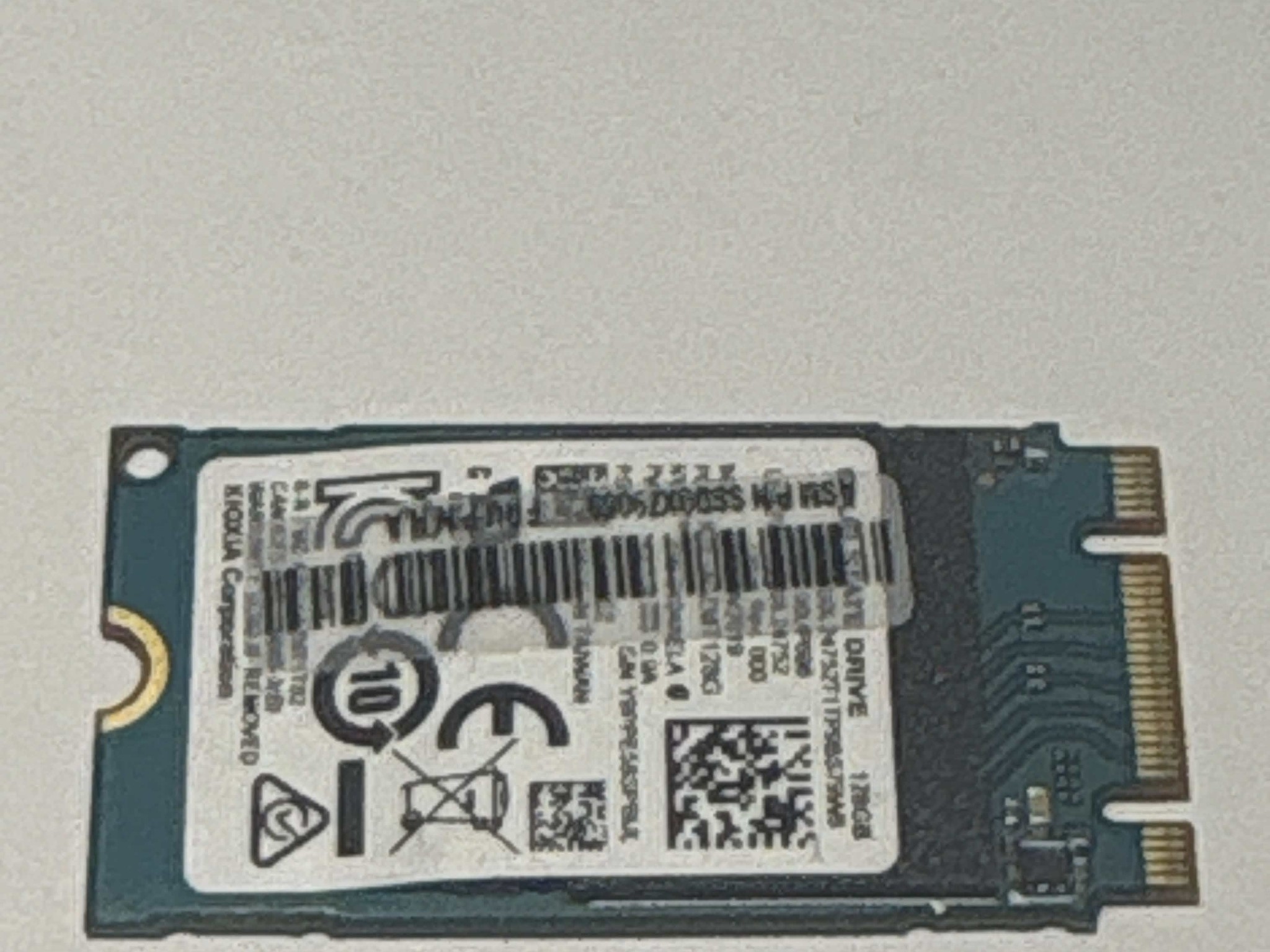 Toshiba 128GB NVMe SSD Tested Working 89% Health M.2
