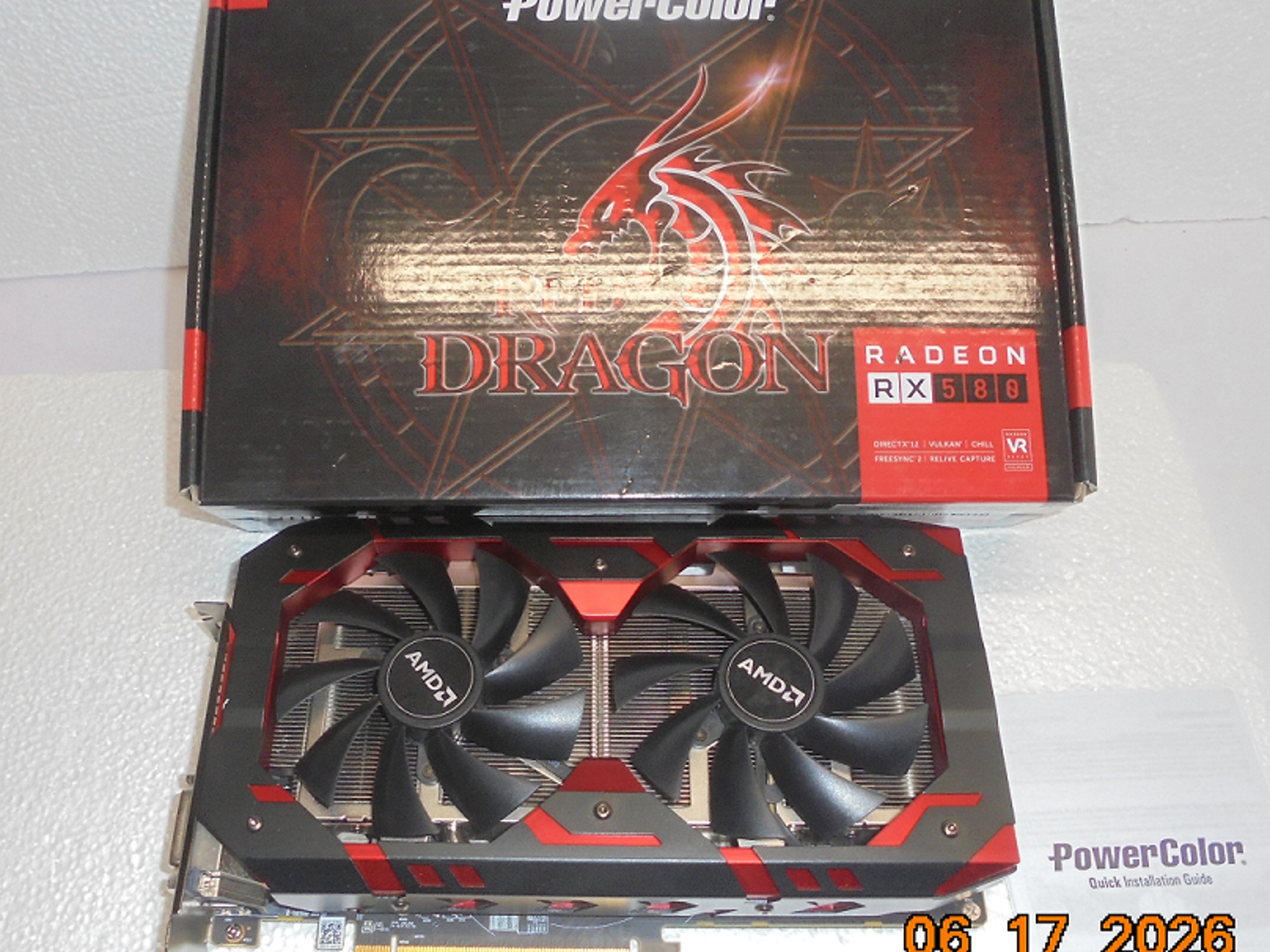 Power Color Red Devil RX580 OC 8GB/Well Maintained/Runs Perfect