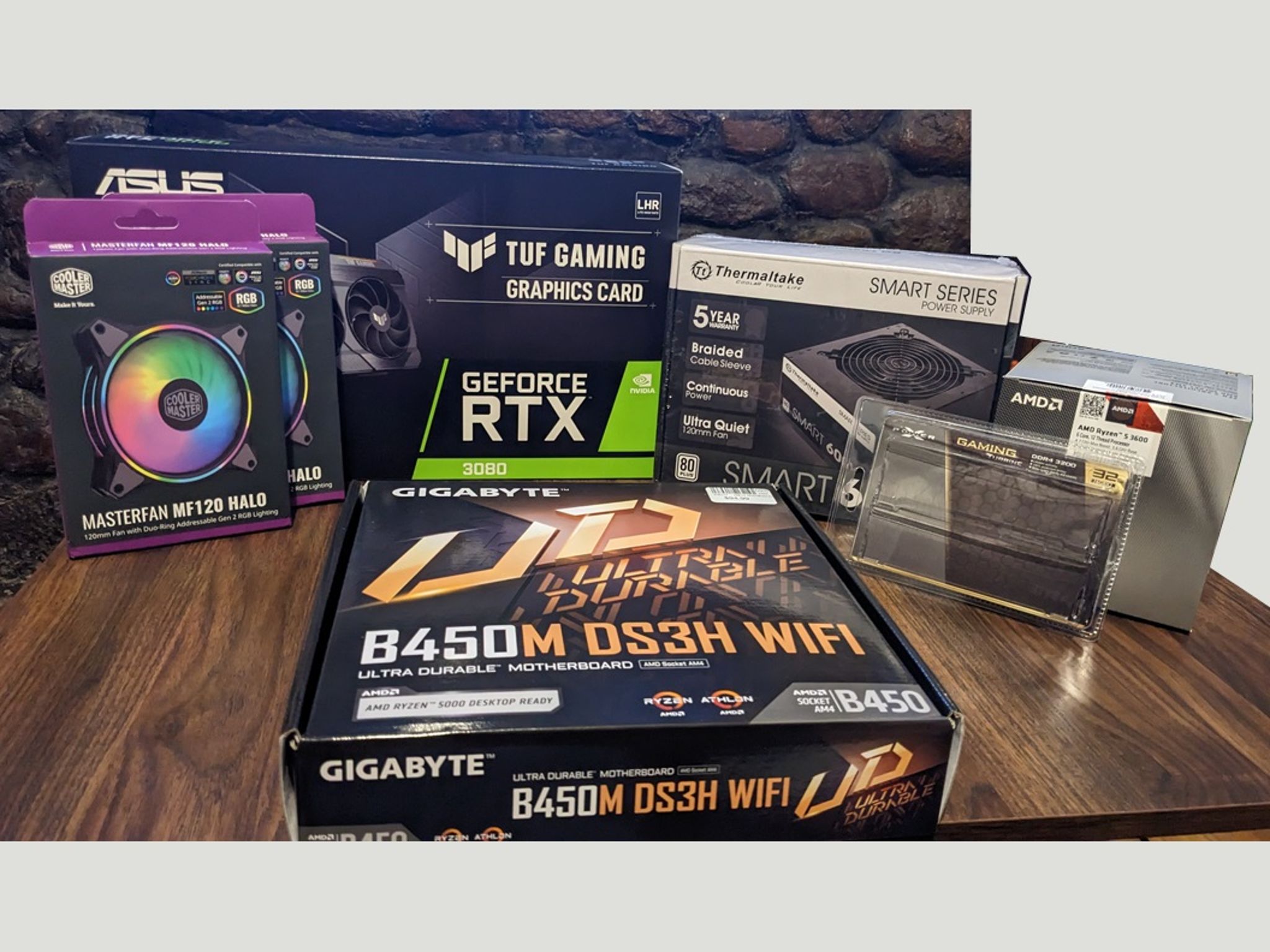 R5 3600, RTX 3080, 32GB 3200mhz, 2TB NVMe, Custom mATX