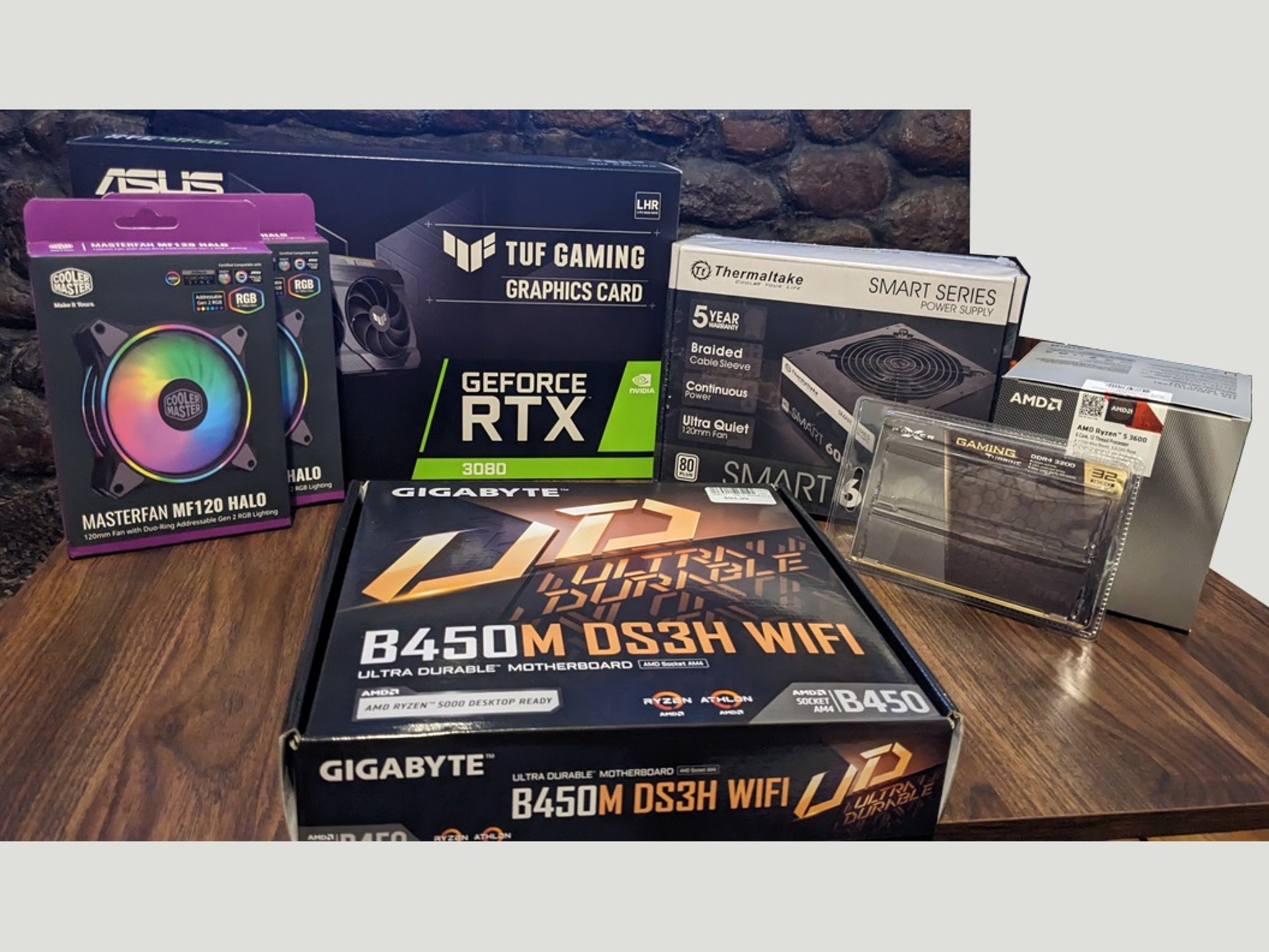 R5 3600, RTX 3080, 32GB 3200mhz, 2TB NVMe, Custom mATX