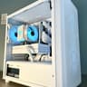 ⚪⚪ White Gaming PC⚪AMD RX 580 8GB⚪Intel i7 5930k⚪16GB DDR4⚪500GB NVME