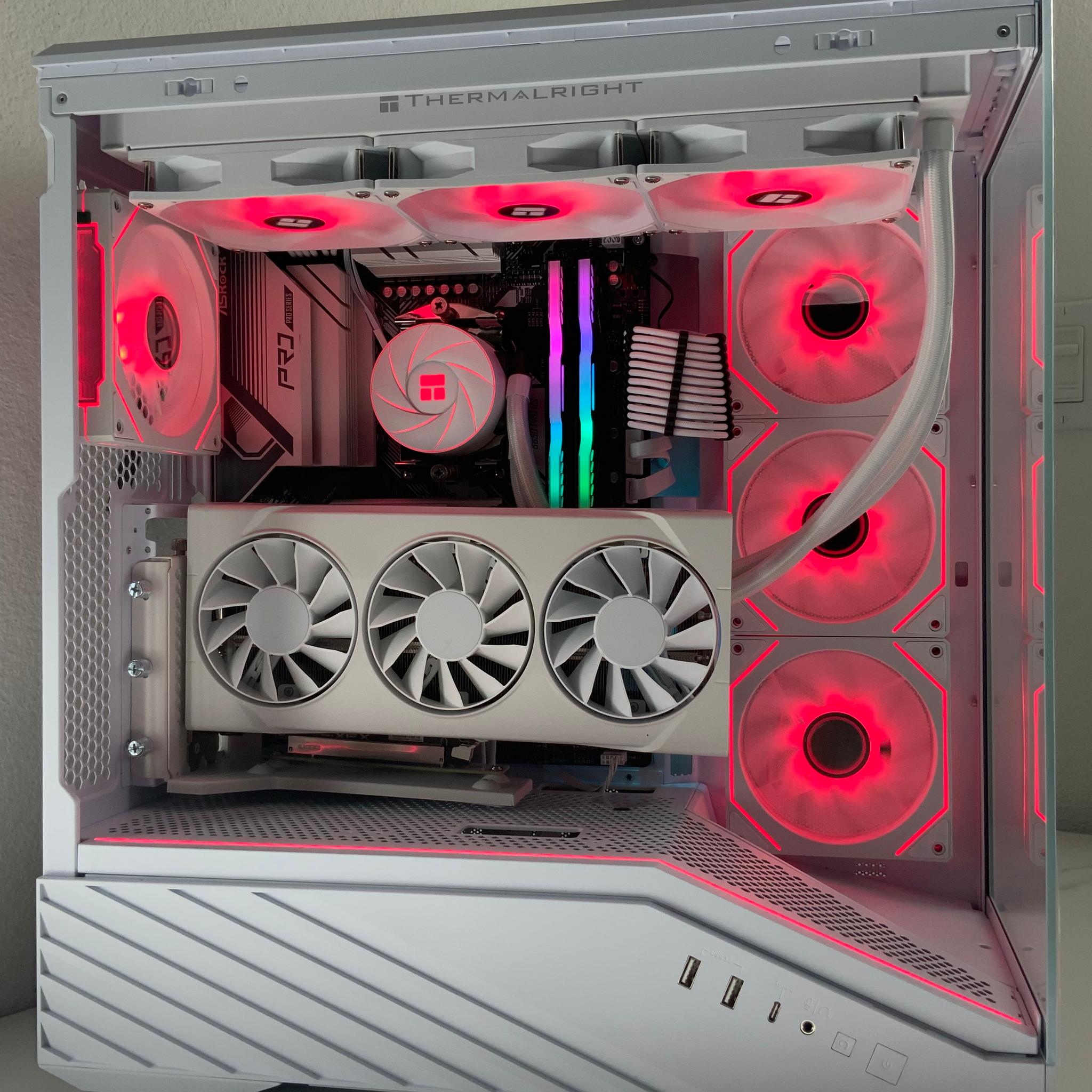 ❄️ ❄️ Gaming PC | Ryzen 7 7700X | RX 9060 XT | 32GB DDR5 | 1TB SSD | AM5 | White Snow Build ❄️ ❄️