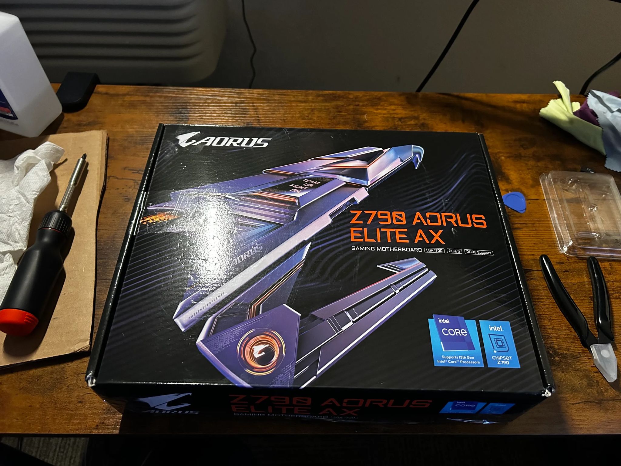 13900KS + Z790 AORUS ELITE AX + 32GB G.Skill 6000mhz DDR5 [CPU/MOBO/RAM] BUNDLE **LIGHTLY USED**