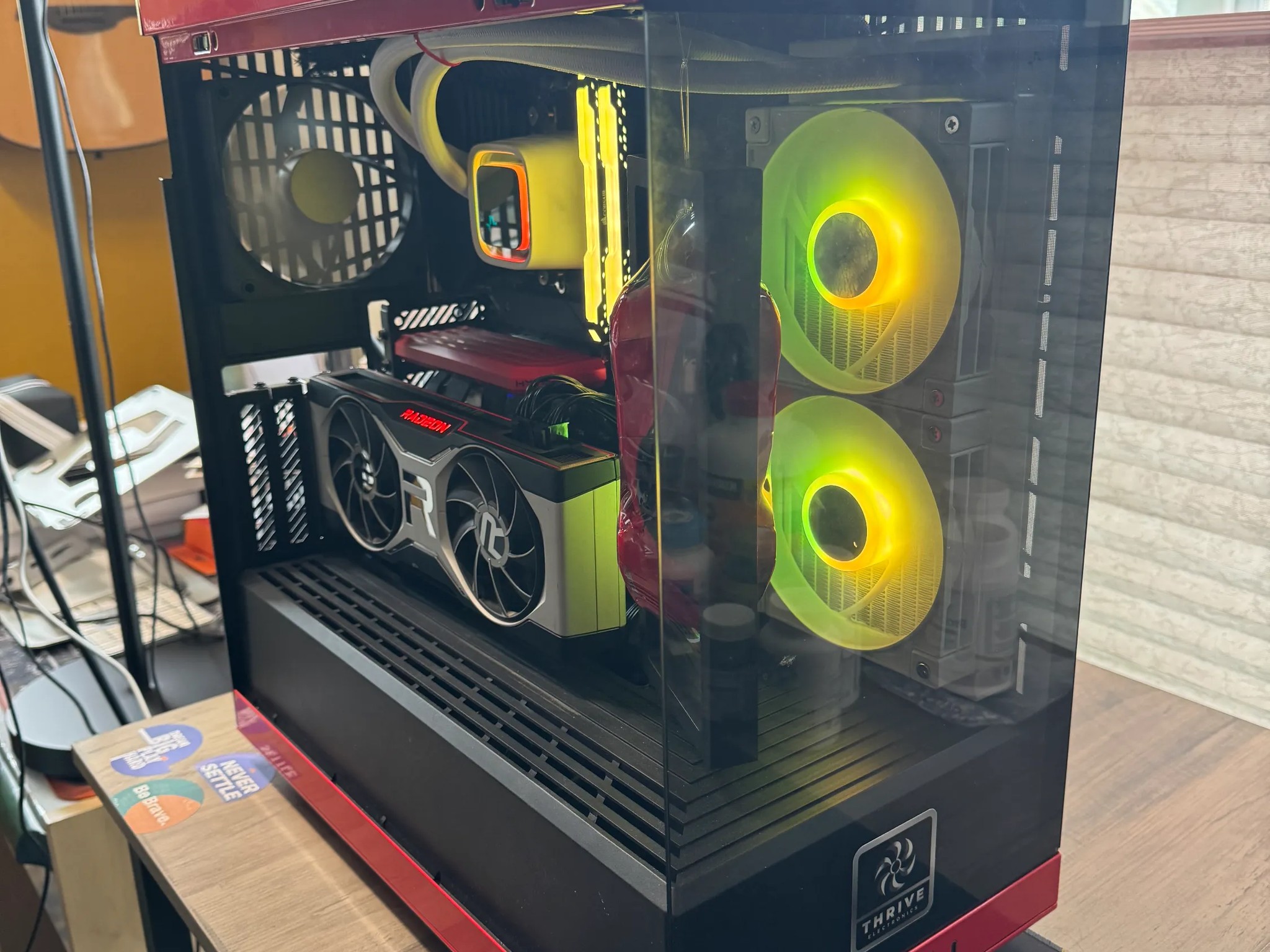 Ryzen 5 5600X | RX 6700 XT | 64GB RGB RAM | 2 TB NVMe | HYTE Y40 (Red Ferrari Theme)