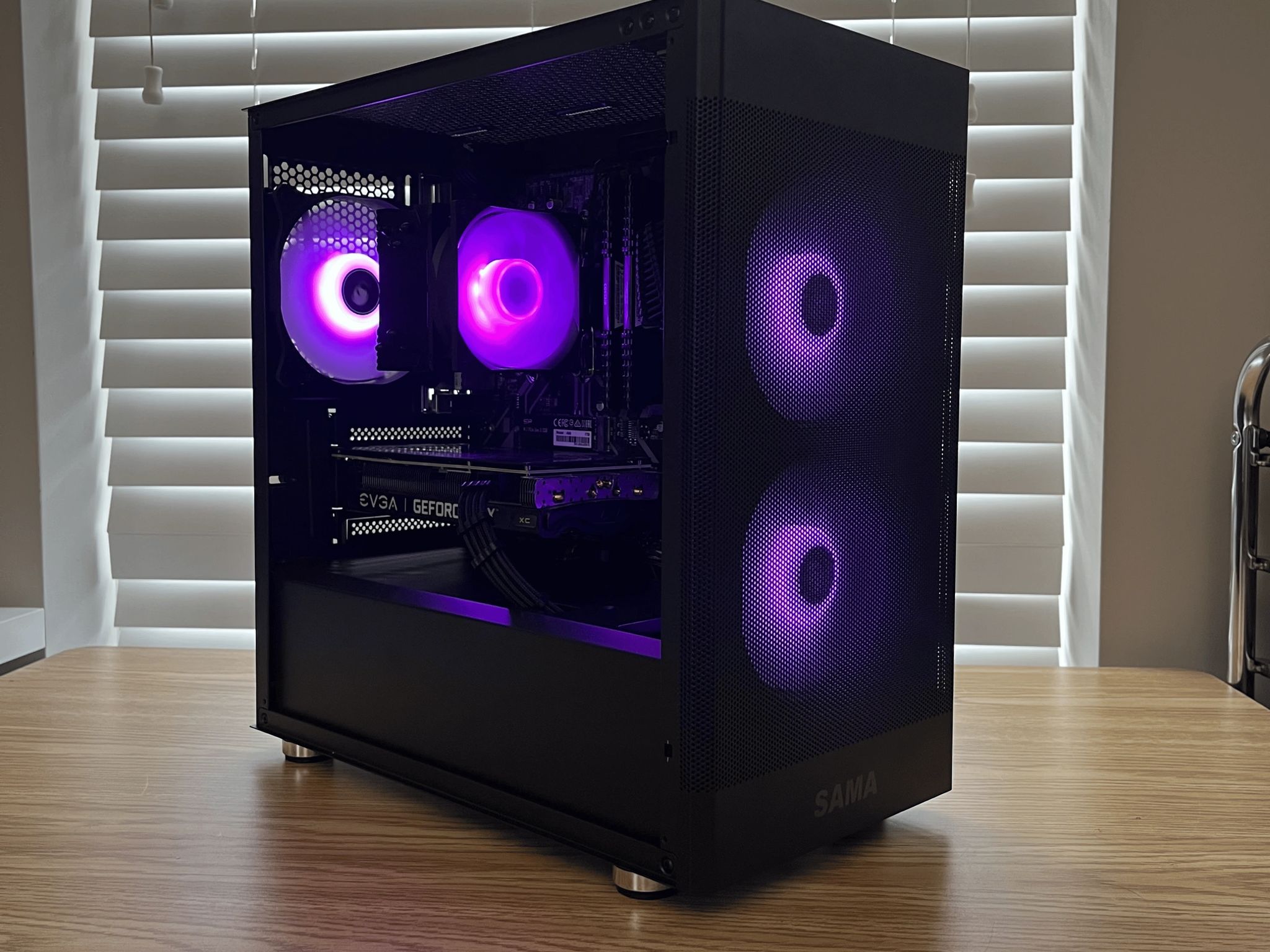 🔥⚫Black RGB Gaming PC | Ryzen 5 3600 | RTX 3060Ti | 32GB DDR4 | WiFi & BT ⚫🔥