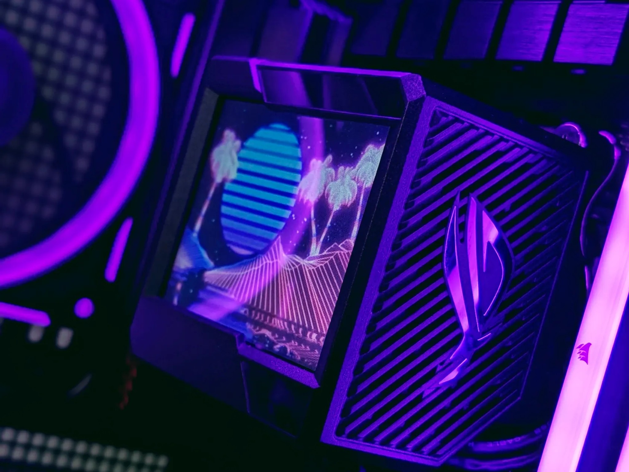 ASUS BEAST GAMING PC | RYZEN 7600X3D | RTX 3080 | RYUJIN II LCD SCREEN AIO | 32GB RAM | 1440P/4K