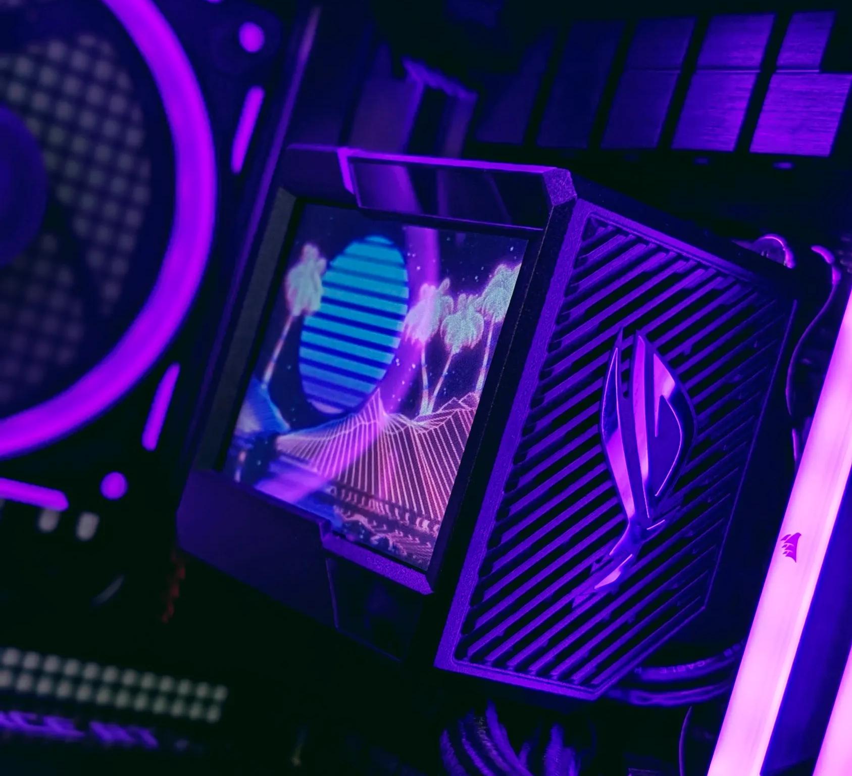 ASUS BEAST GAMING PC | RYZEN 7600X3D | RTX 3080 | RYUJIN II LCD SCREEN AIO | 32GB RAM | 1440P/4K