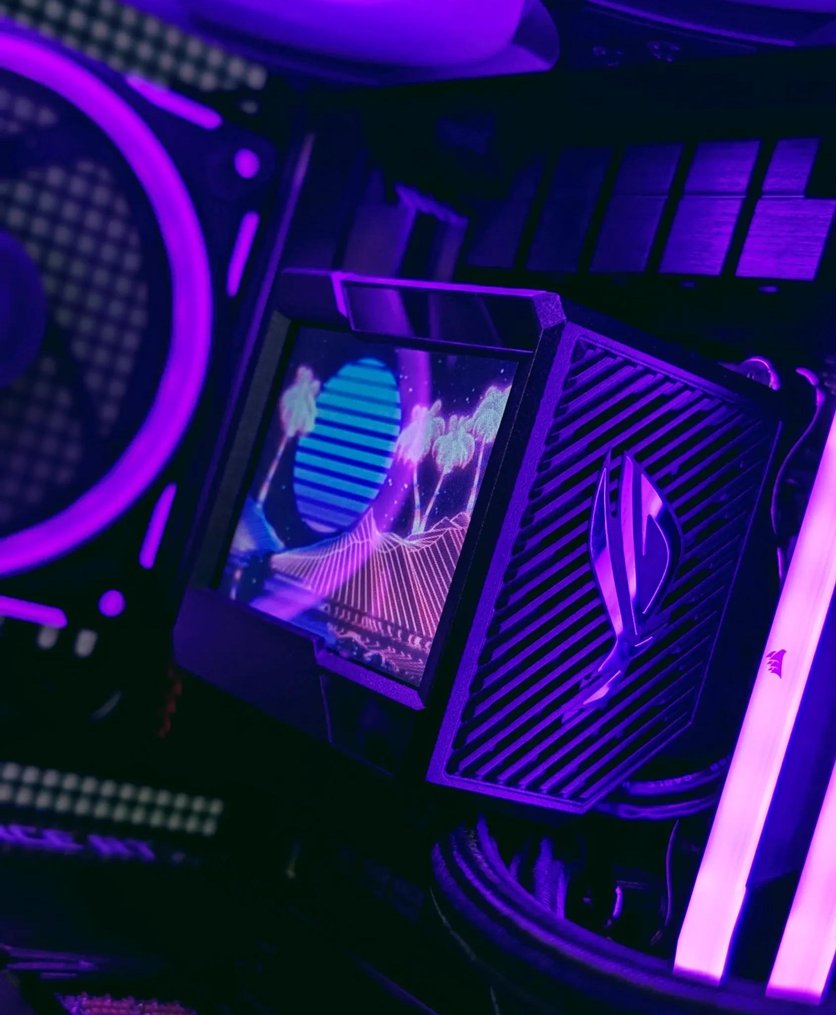 ASUS BEAST GAMING PC | RYZEN 7600X3D | RTX 3080 | RYUJIN II LCD SCREEN AIO | 32GB RAM | 1440P/4K