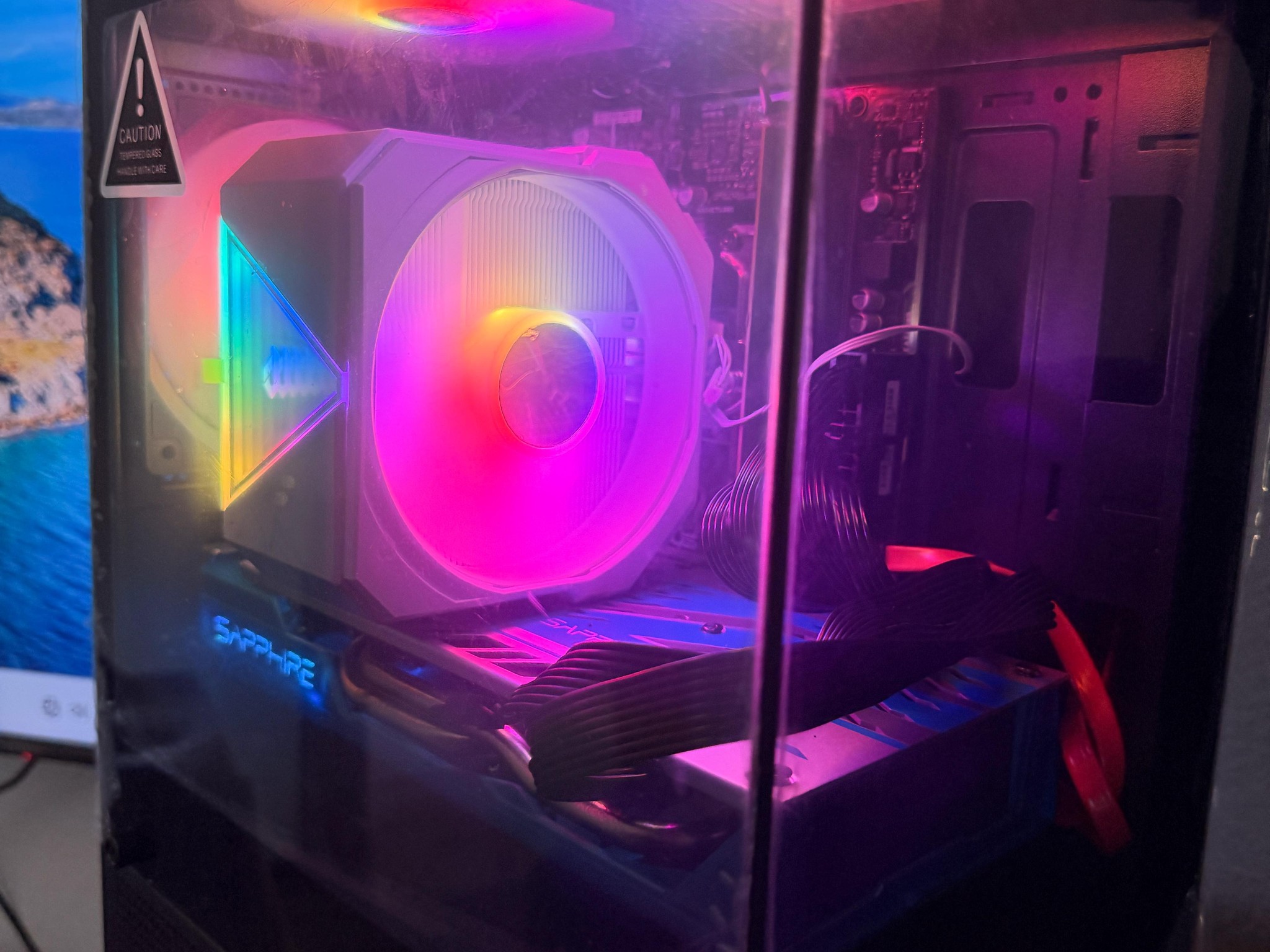Gaming PC Ryzen 5 3600 RX 580 8GB 16GB RAM 240GB SSD + 1TB HDD WiFi RGB Win11