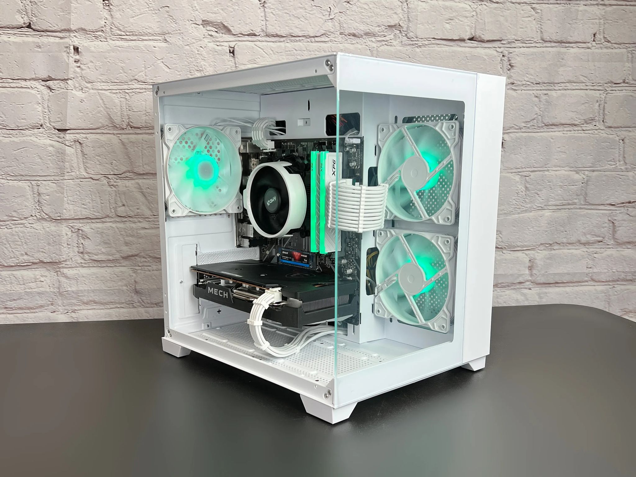 Ryzen 5 3600 RX 6600 16GB RAM 1TB M.2 Wifi 5 Bluetooth Window 10 Gaming PC