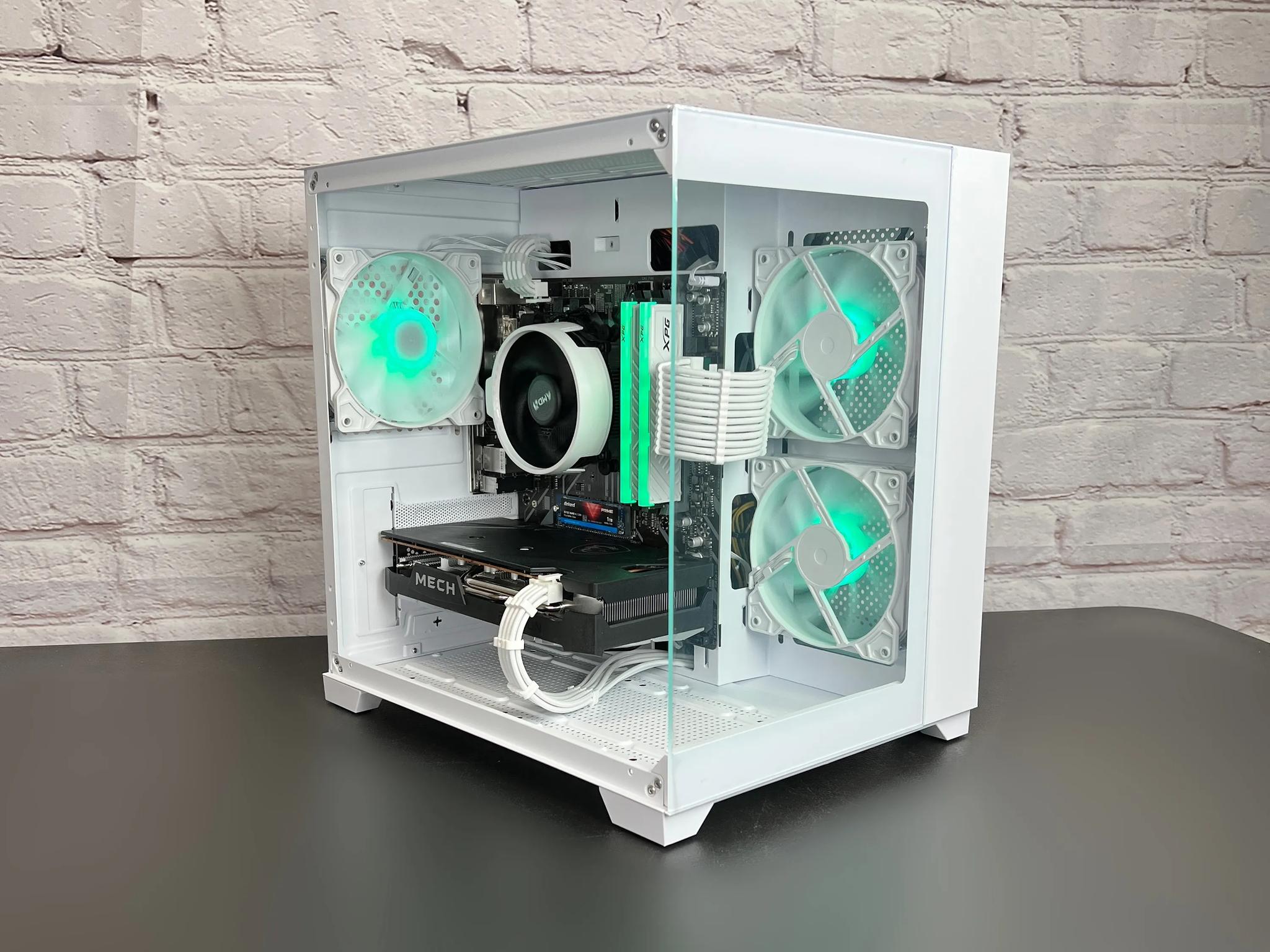 Ryzen 5 3600 RX 6600 16GB RAM 1TB M.2 Wifi 5 Bluetooth Window 10 Gaming PC