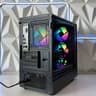 GTX 1060 6GB, Ryzen 5 2600, 16GB RAM | Black RGB Gaming Computer/PC