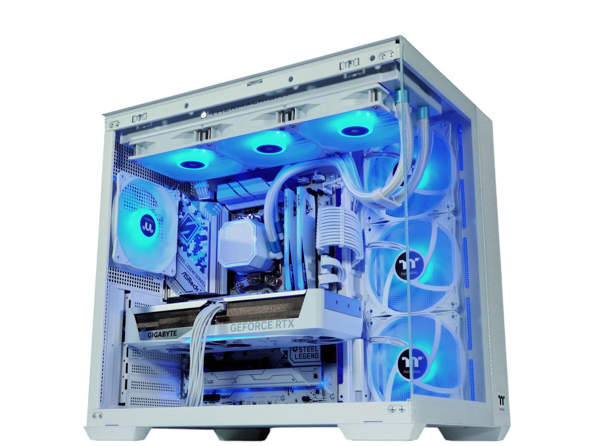 🧊🌊Glacius ❄️Gaming PC❄️Nvidia RTX 5070 12GB❄️AMD Ryzen 7 7700❄️32GB DDR5❄️1TB NVME