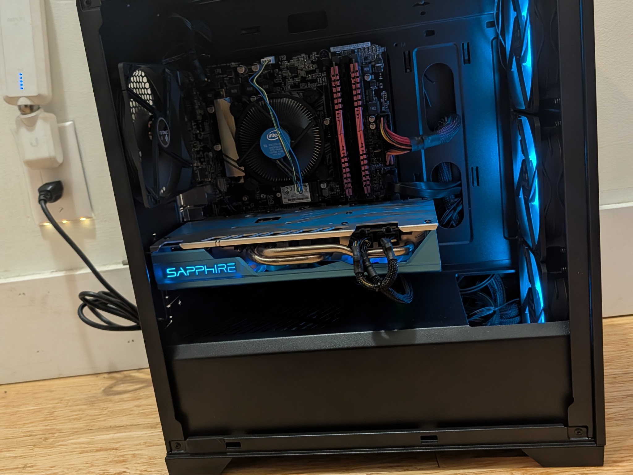 Custom Value Gaming PC | I7 6700 | RX 580 8GB | 16GB | 1.1 TB NVME/HDD | Cooler master case |