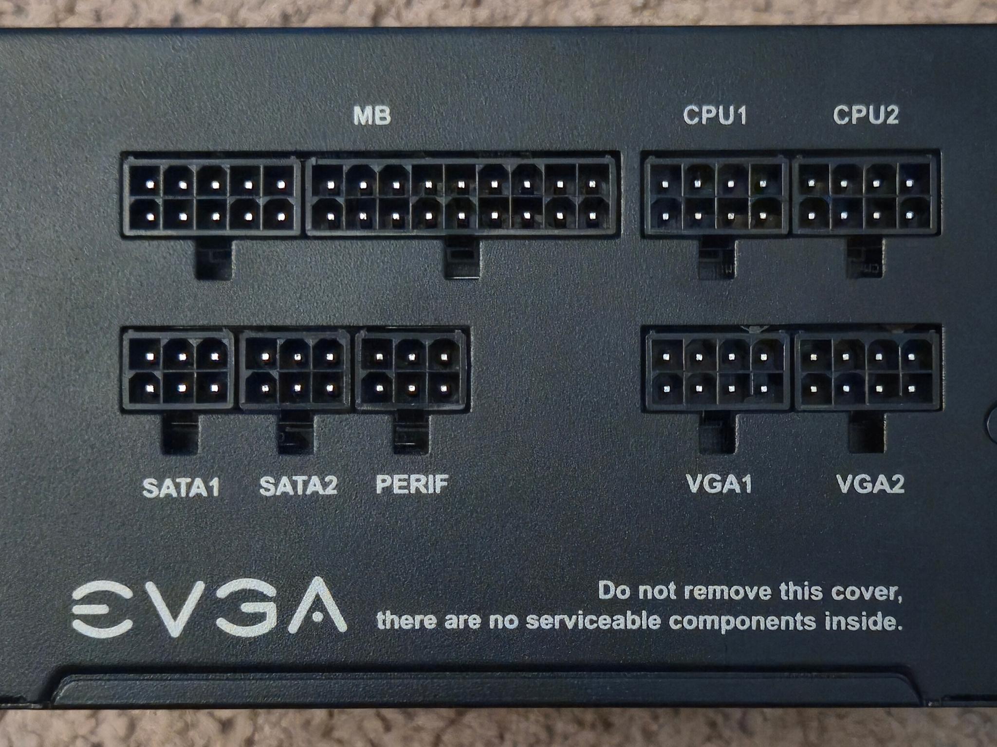 EVGA 750 B5 ATX PSU 80 Plus Bronze w/ Cables