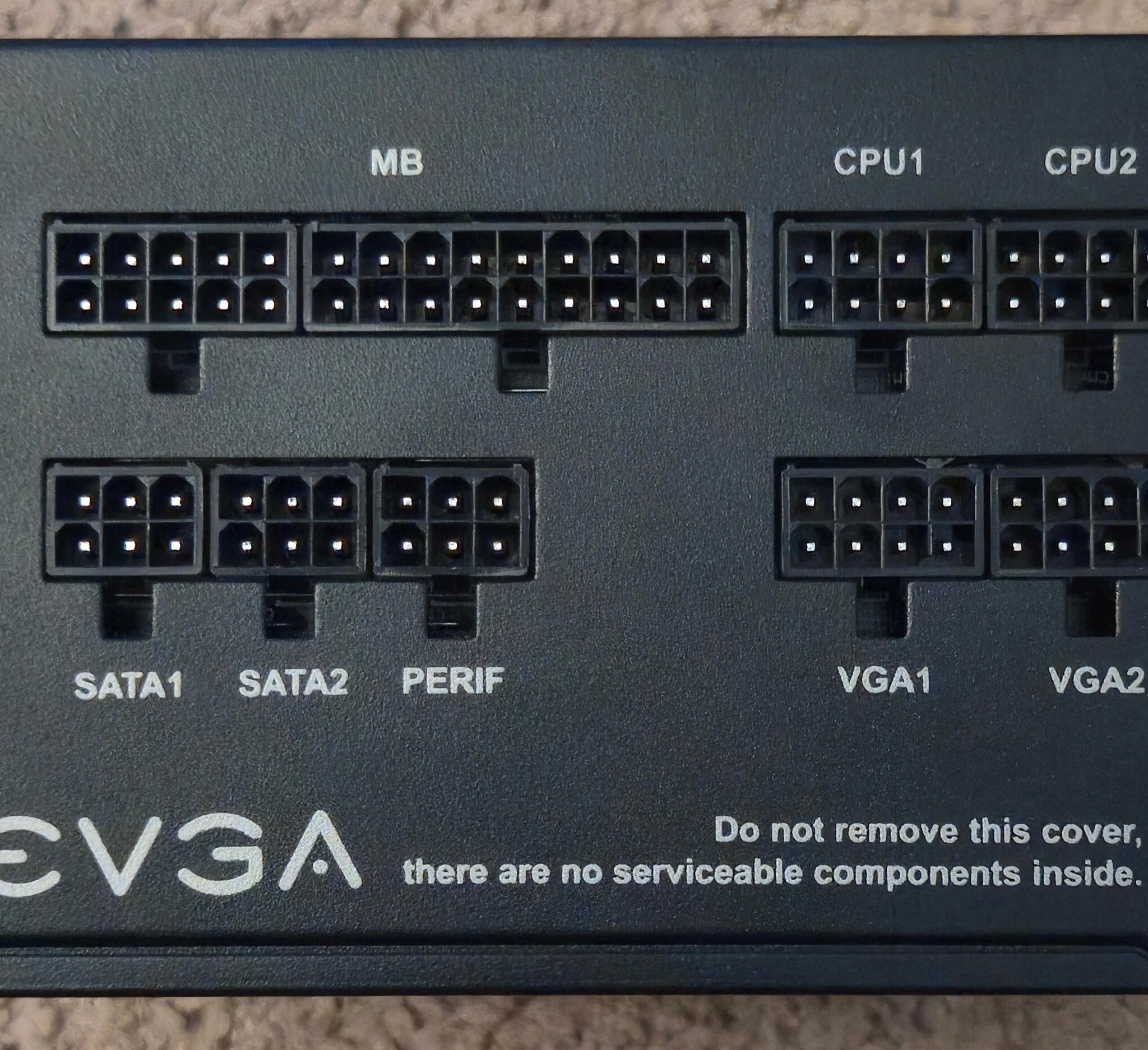 EVGA 750 B5 ATX PSU 80 Plus Bronze w/ Cables
