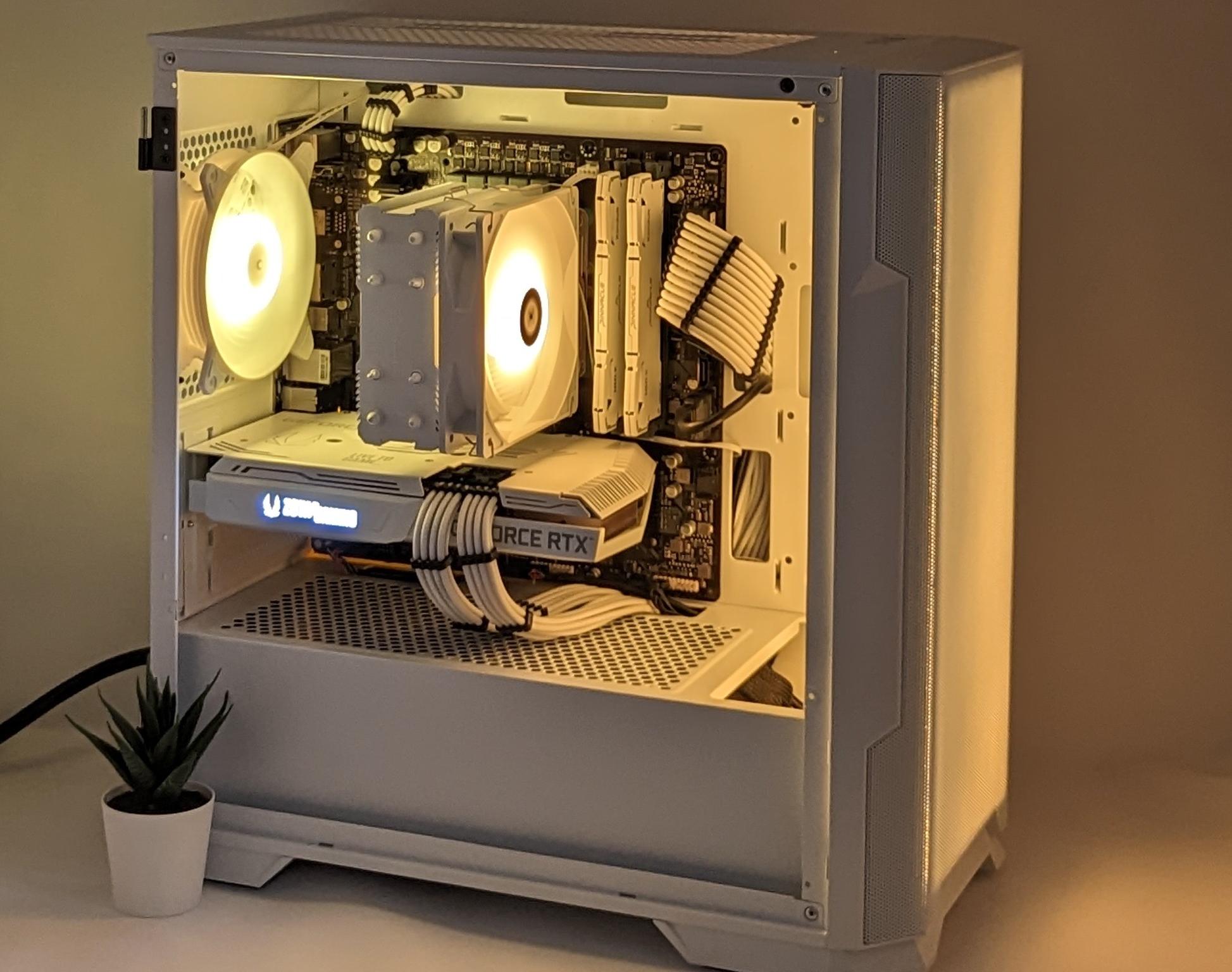 Glacier Legend | Nvidia RTX 3060 | Intel i3-13100f | 16gb RAM | MSI M461 1TB Gen 4 NVMe SSD