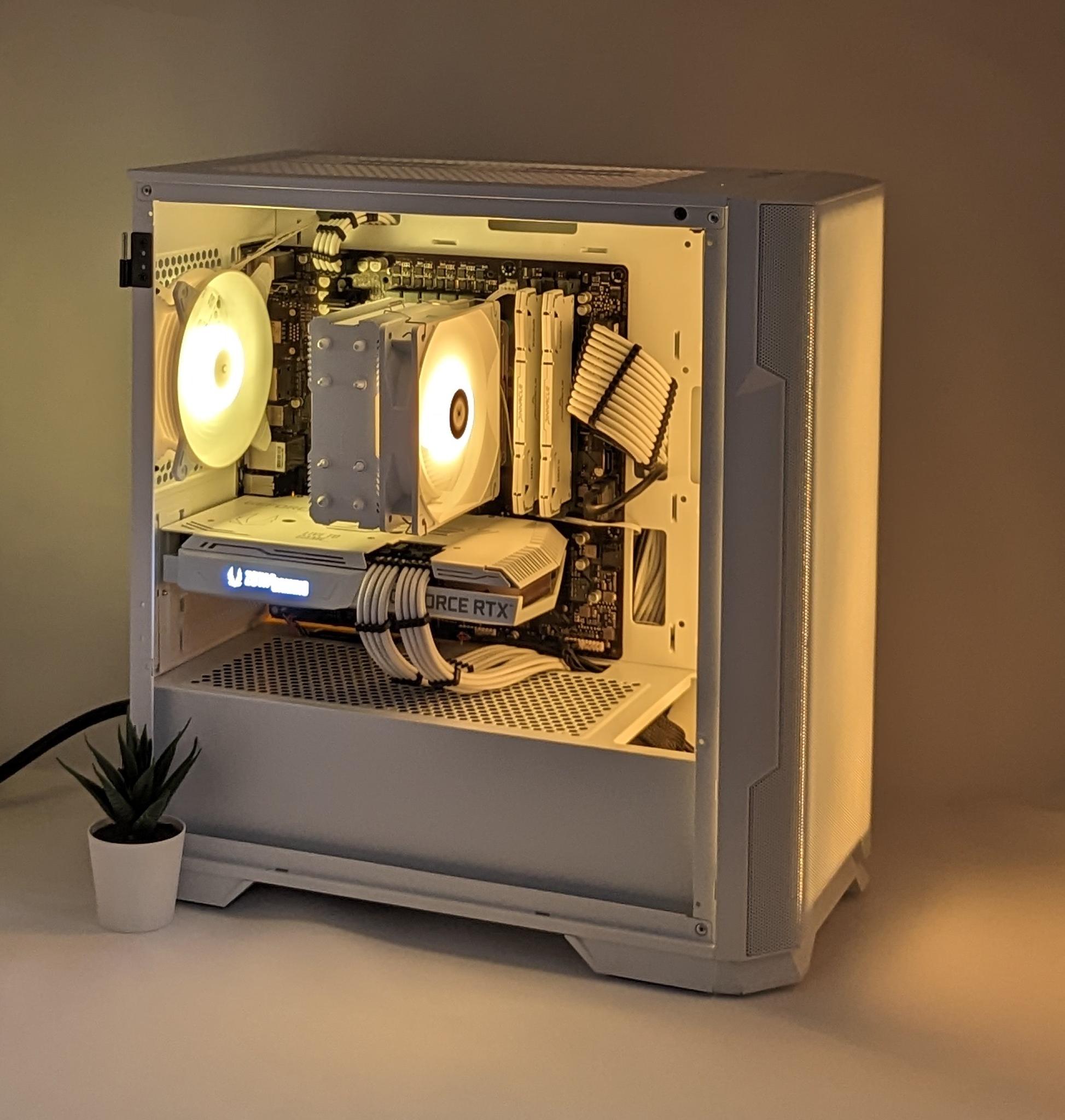 Glacier Legend | Nvidia RTX 3060 | Intel i3-13100f | 16gb RAM | MSI M461 1TB Gen 4 NVMe SSD