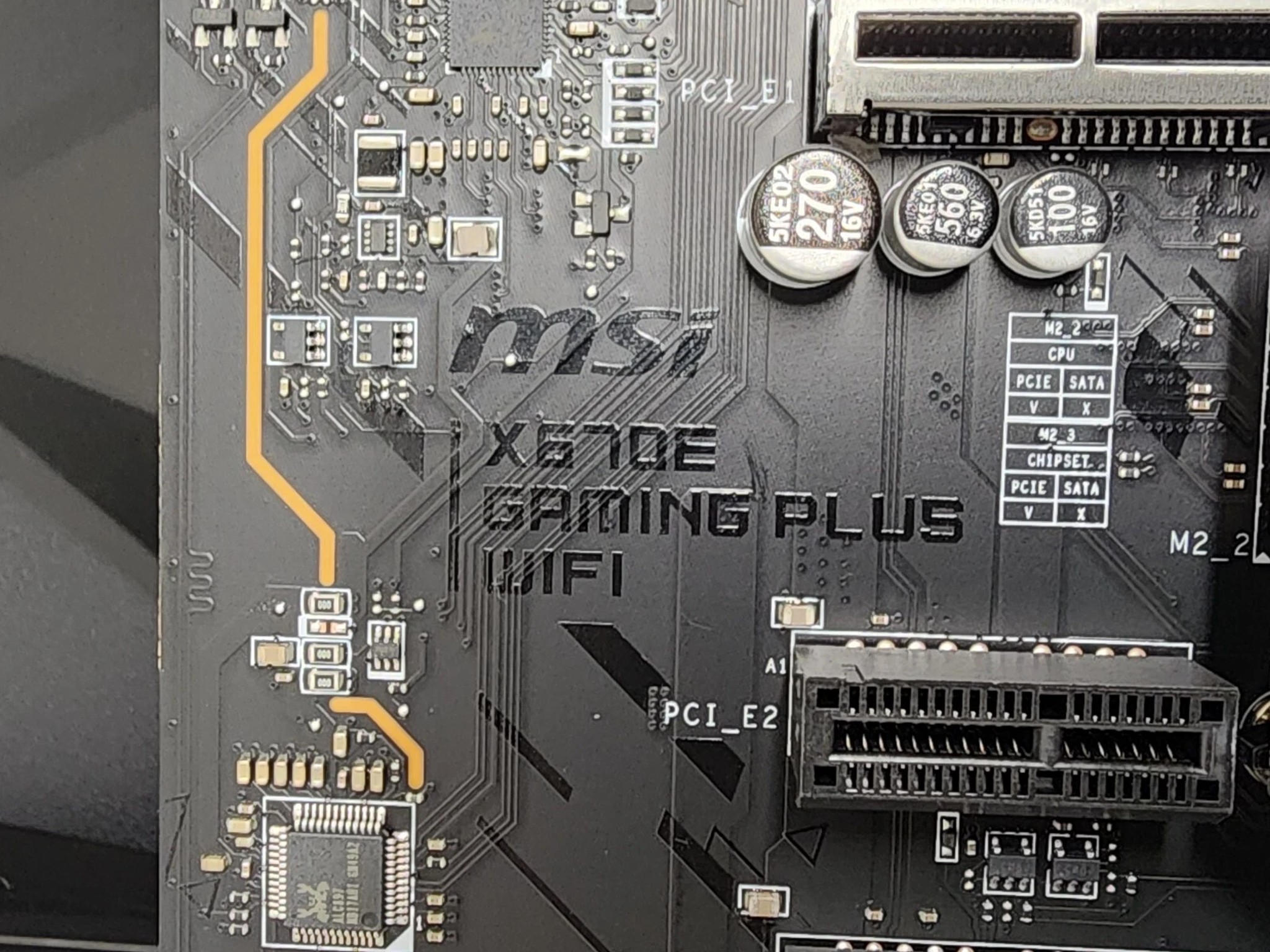 UPDATED BIOS MSI X670E GAMING PLUS WIFI AM5 DDR5 ATX Motherboard