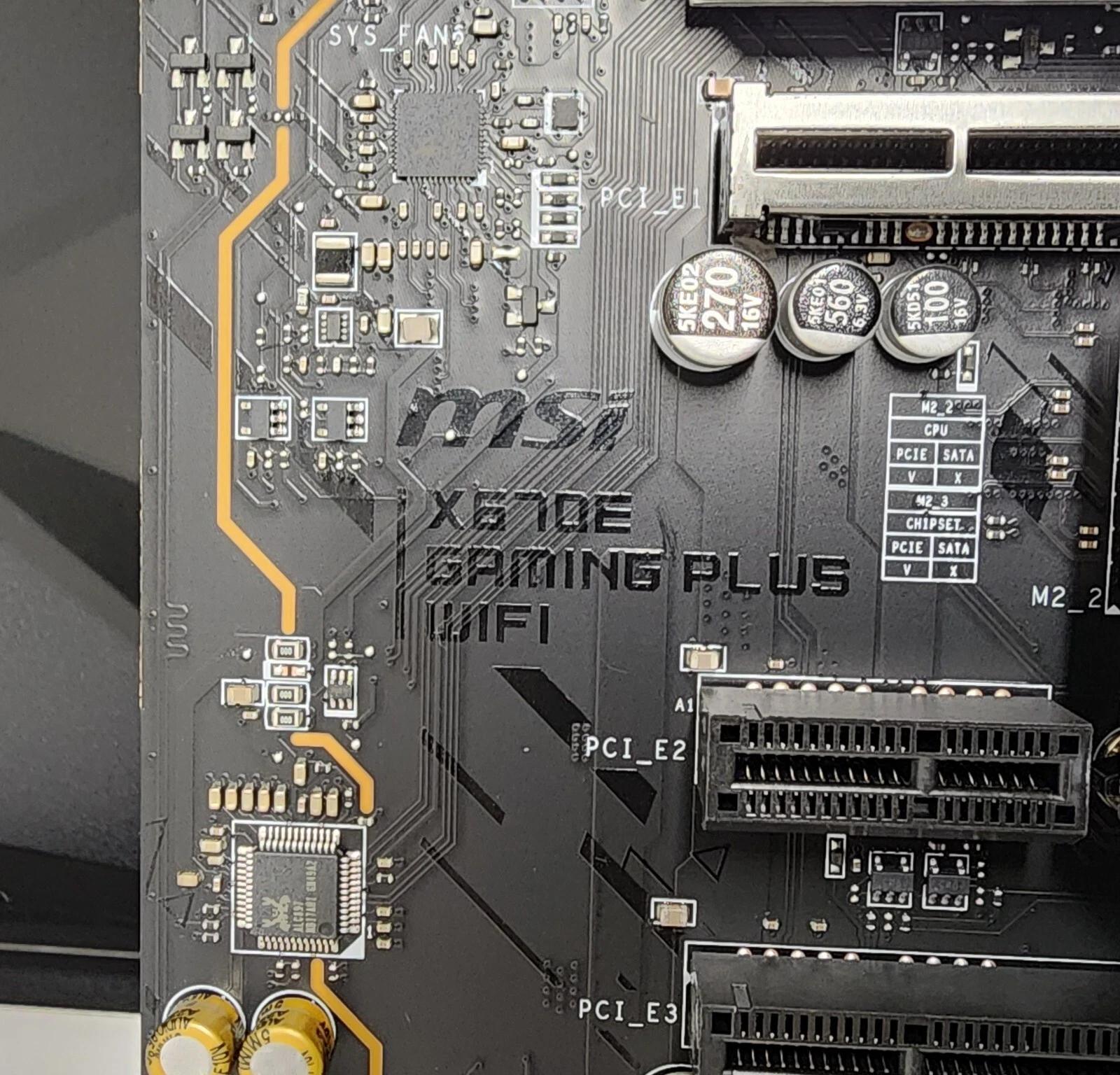 UPDATED BIOS MSI X670E GAMING PLUS WIFI AM5 DDR5 ATX Motherboard