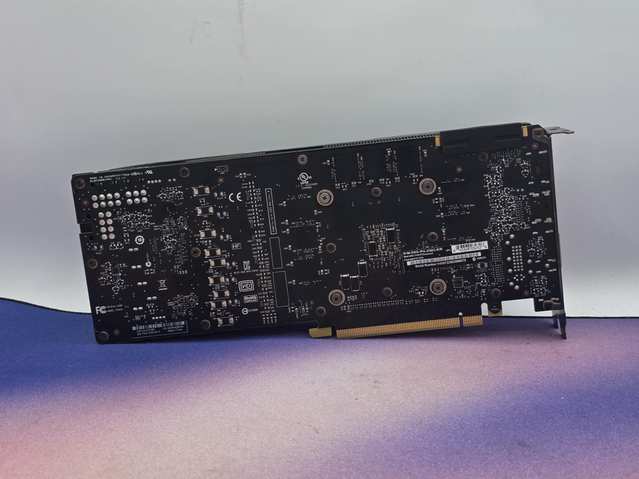 EVGA GTX 980 SC Gaming Dual Fan