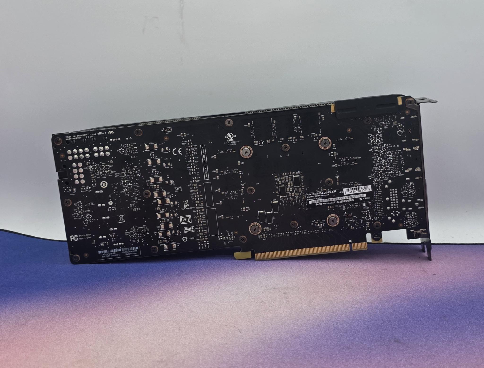 EVGA GTX 980 SC Gaming Dual Fan