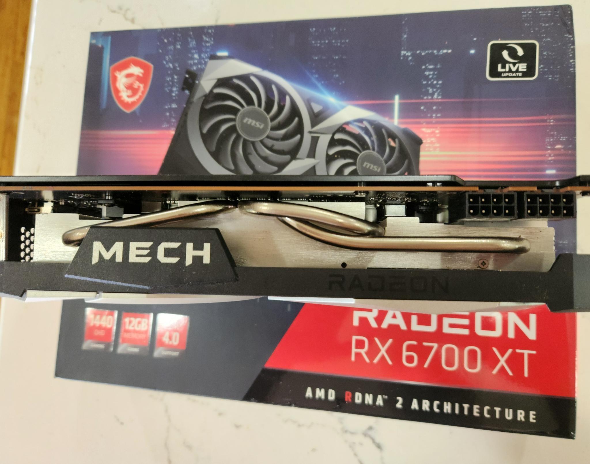 OPEN BOX MSI Mech 2x AMD Radeon RX 6700 XT 12gb GDDR6