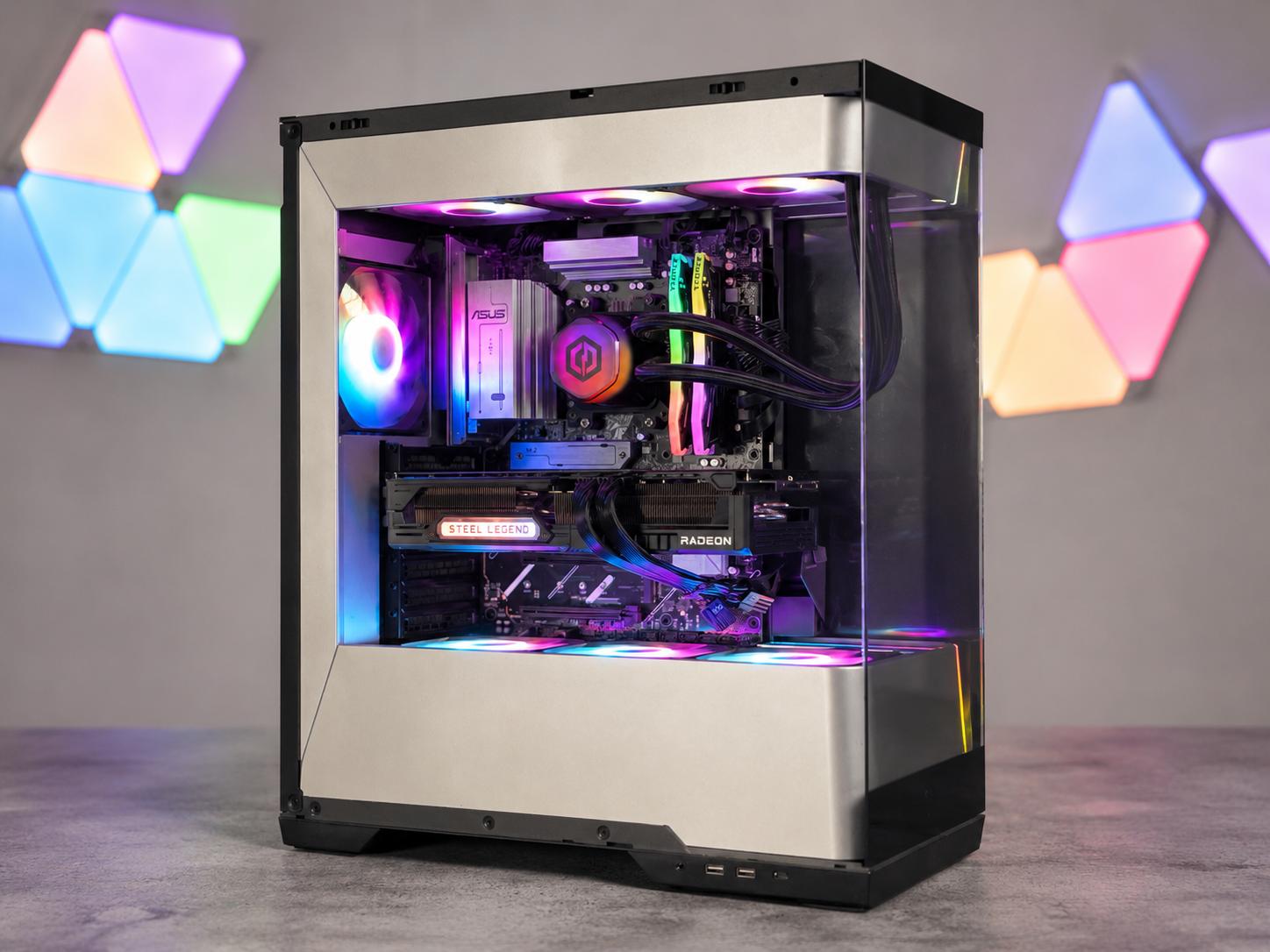 ⚪⚡ IRONCLAD XL Gaming PC | RX 9070 XT | Ryzen 7 9800x3D | 32GB | 2TB SSD | WiFi + BT | FREE SHIPPING