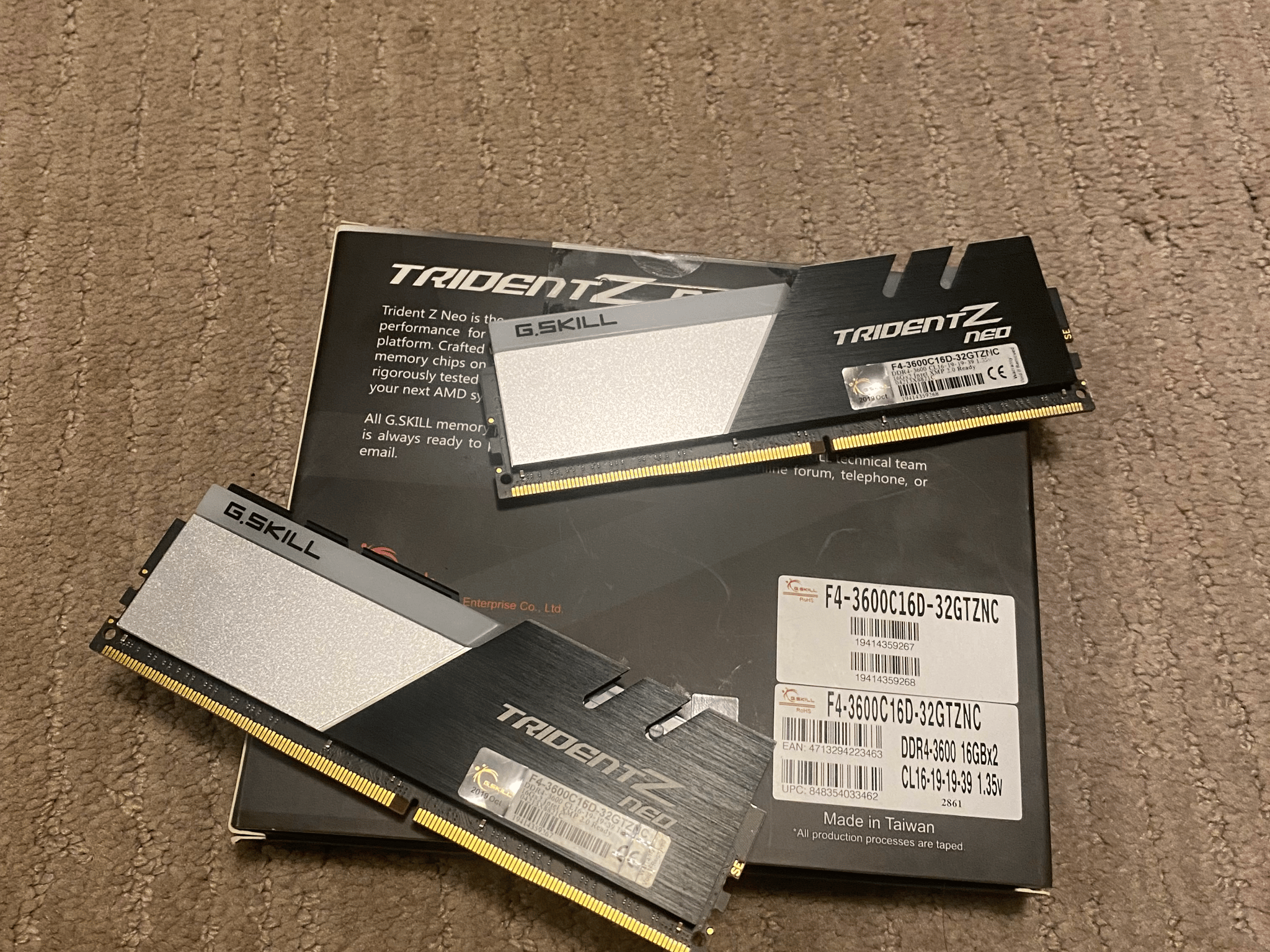 G.Skill Trident Z Neo Series 32GB (2 x 16GB) 