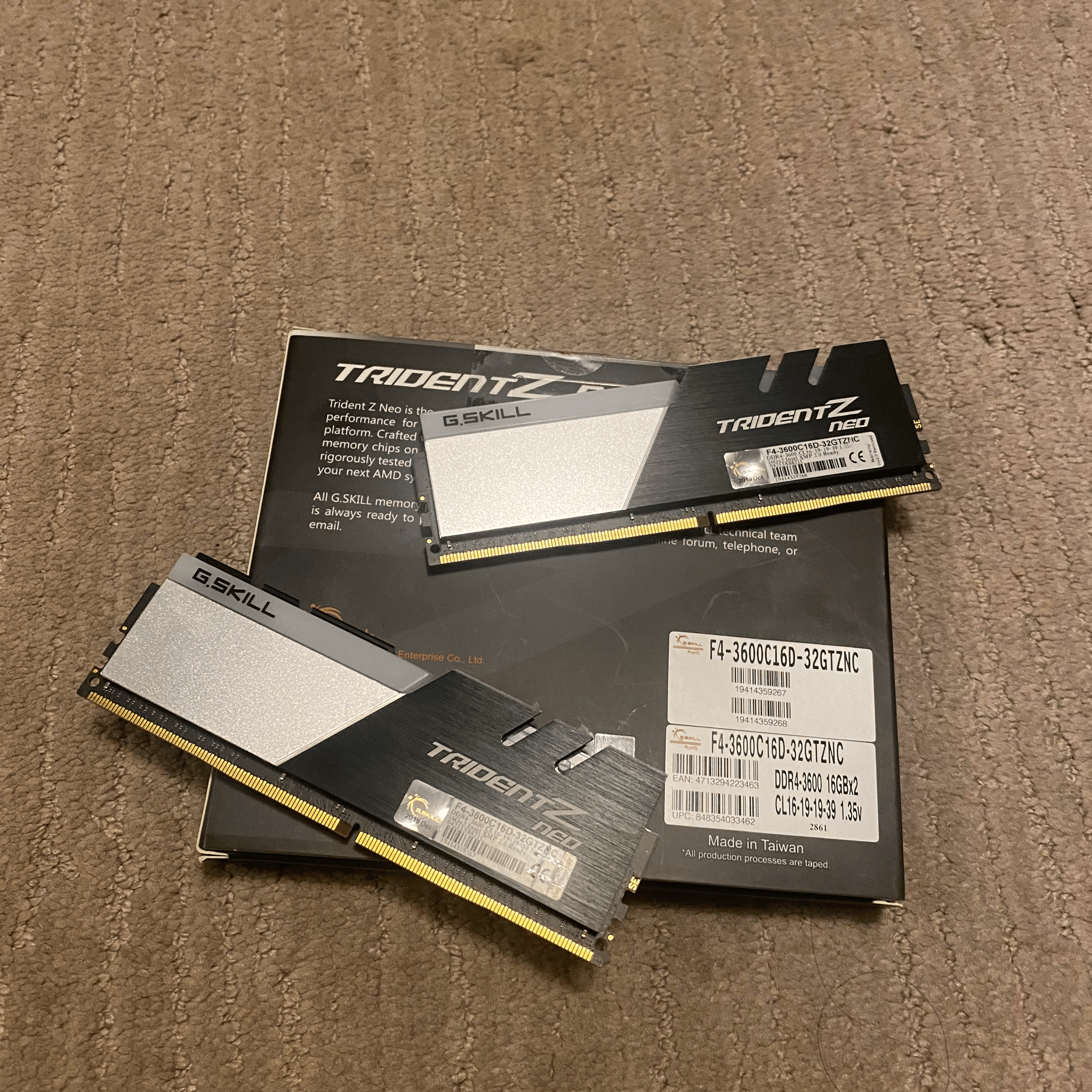 G.Skill Trident Z Neo Series 32GB (2 x 16GB) 