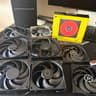 Mixed Lot of Premium PC Fans – 120mm, 140mm & Slim Fans Included! 🛠️