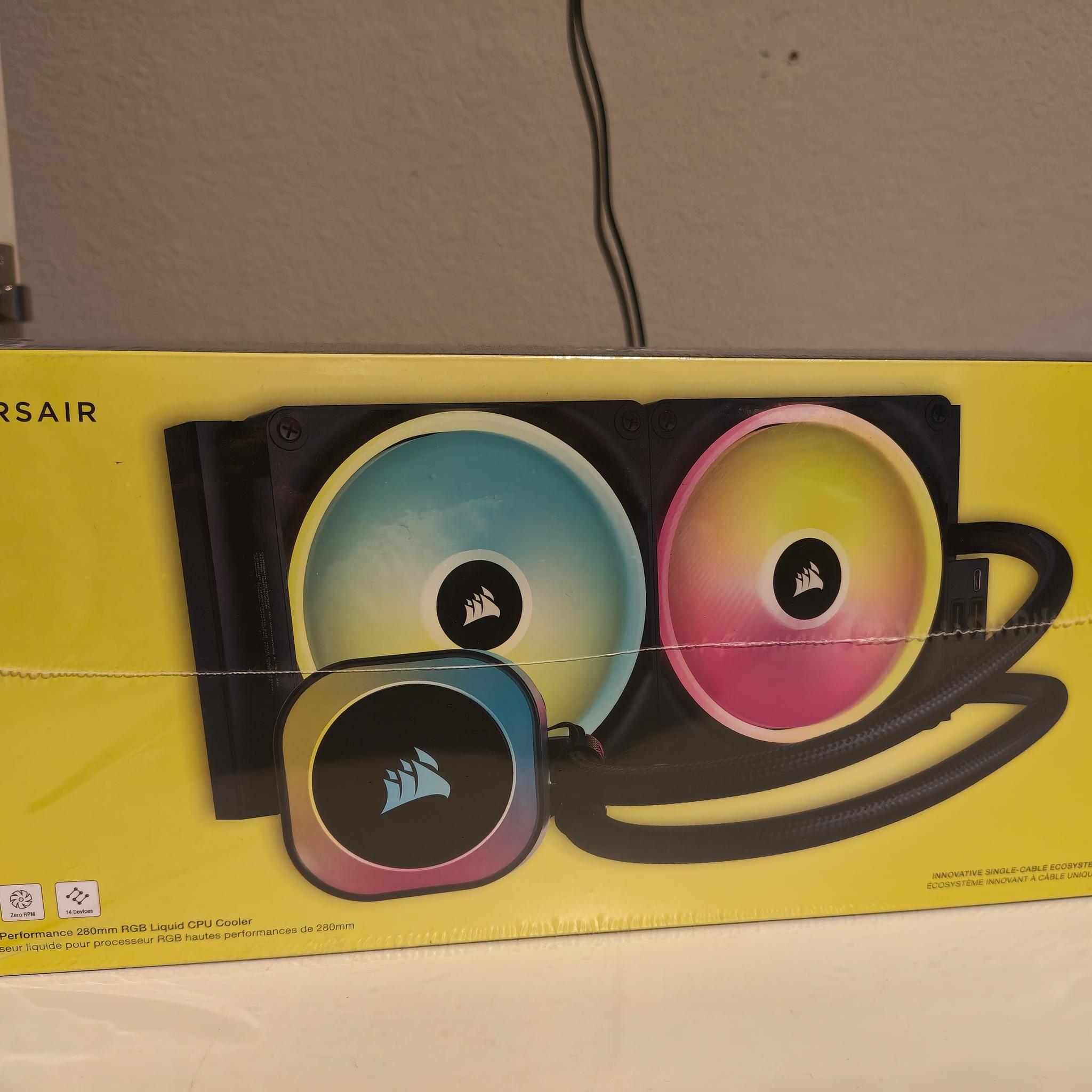 Corsair iCUE Link H115i RGB Liquid CPU Cooler 280mm AIO Brand New In Box (Sealed)