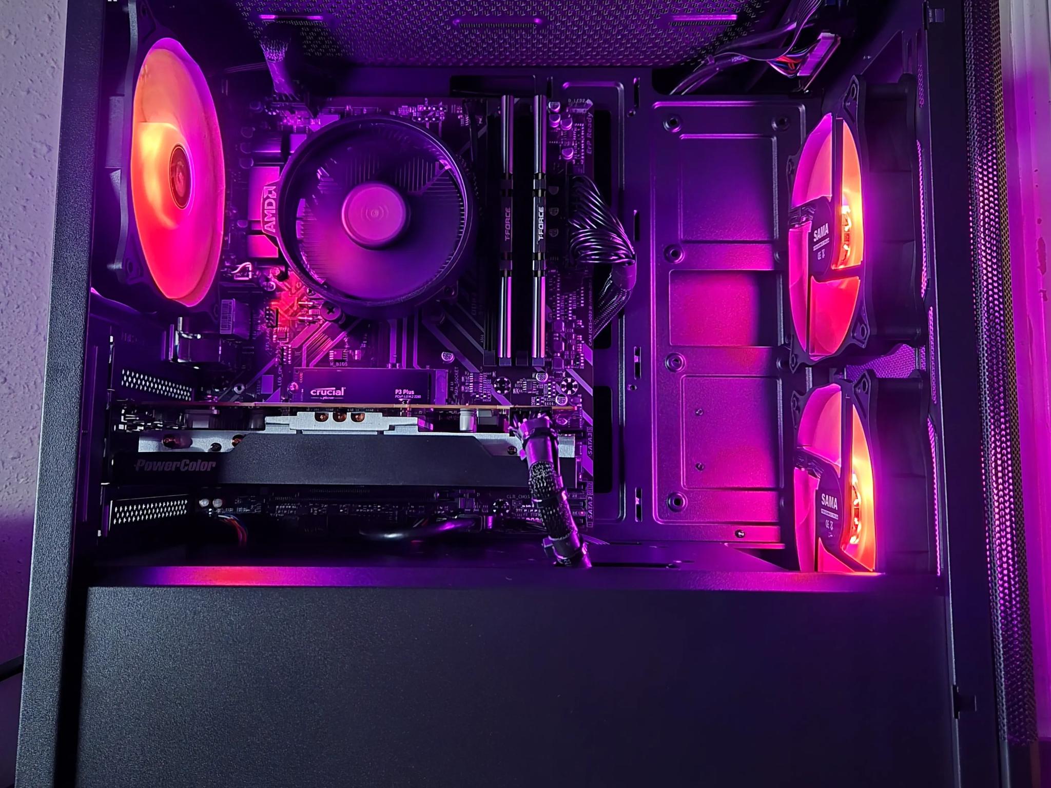 🖥️ 1080p Value King Gaming PC 👑 Ryzen 5 5500 + RX 6600