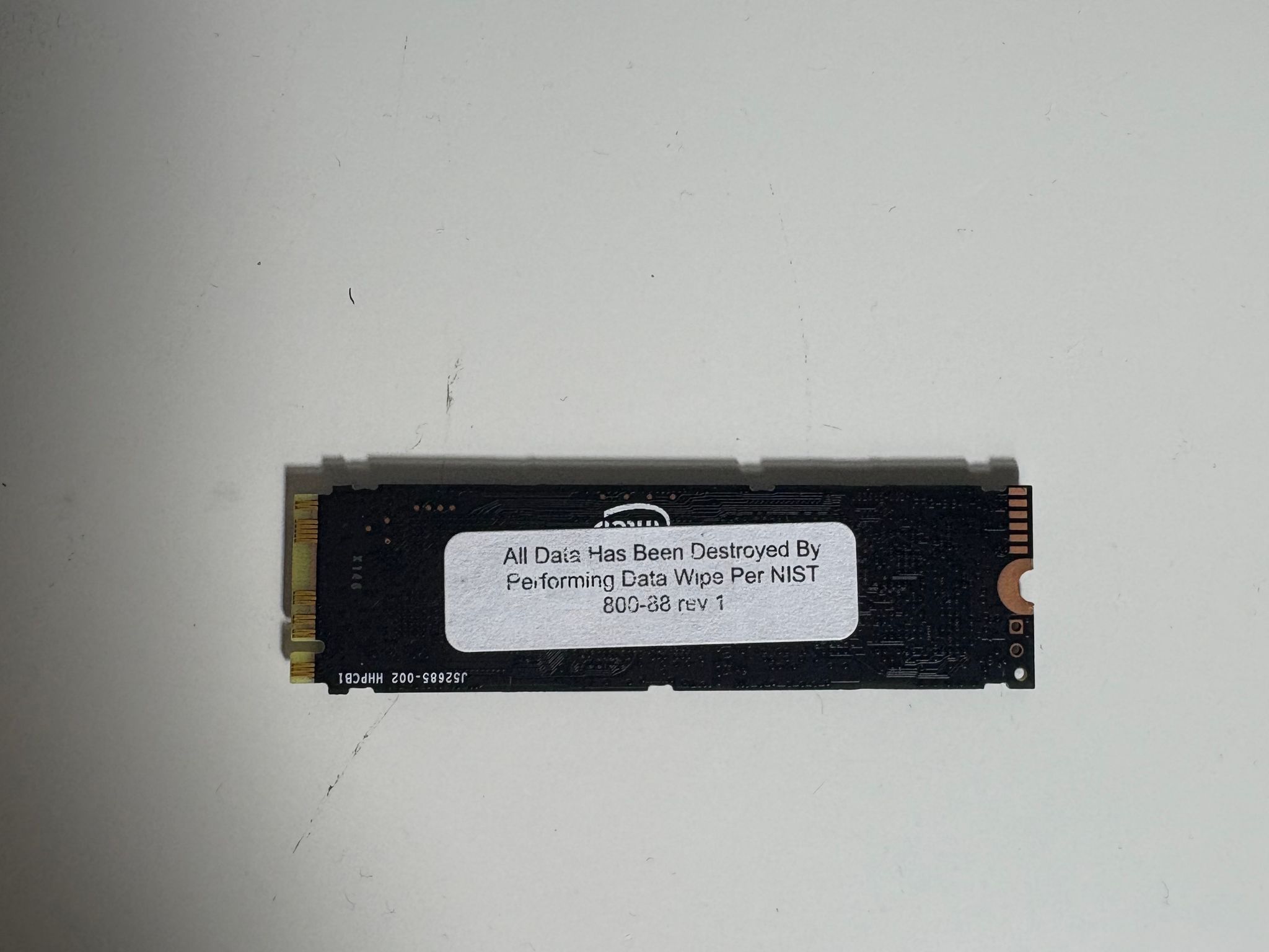 Intel 256GB Gen3.0x4 NVMe SSD