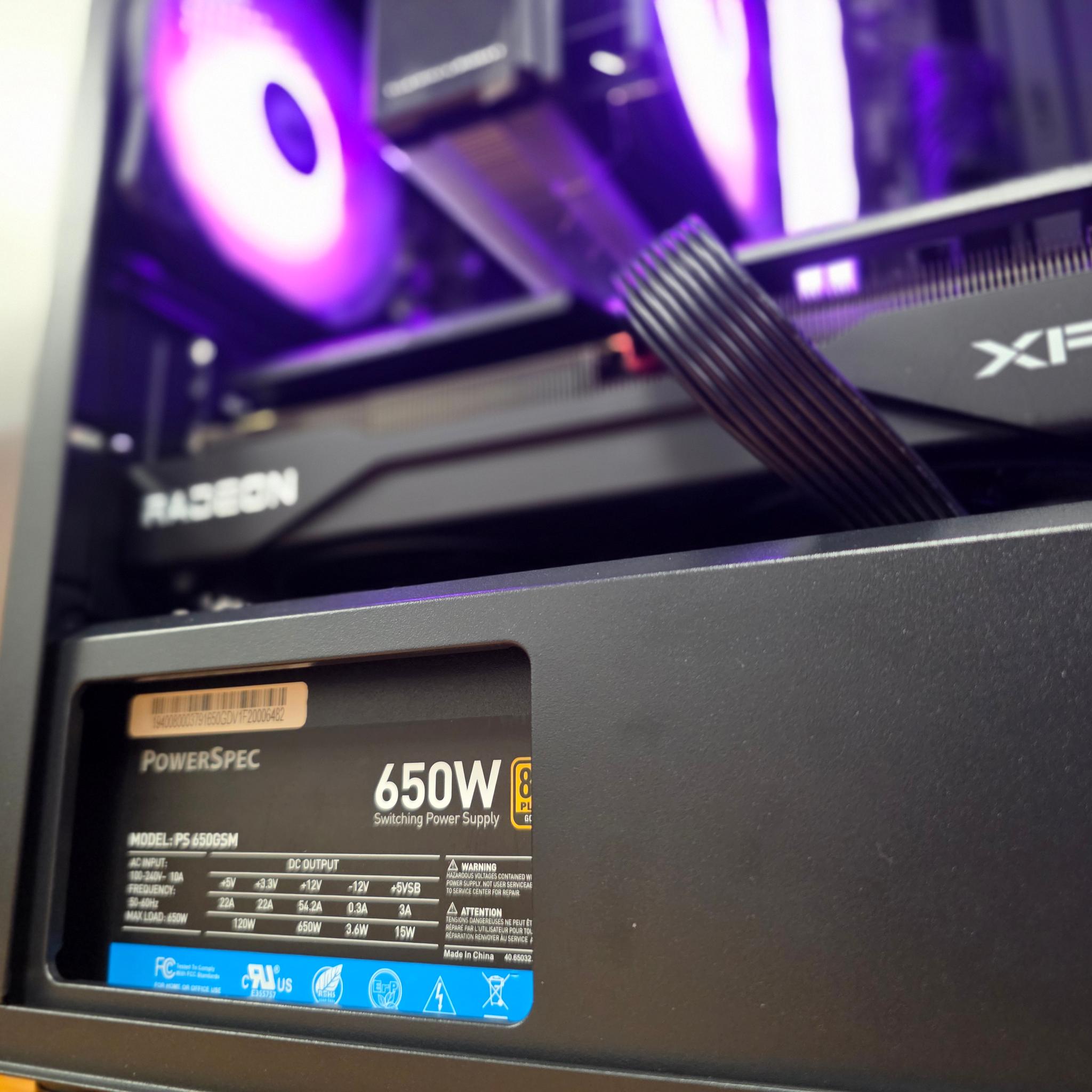 1080p / 1440p Gaming Streaming PC Computer (Ryzen 9600x, RX 9060XT, 16GB DDR5)
