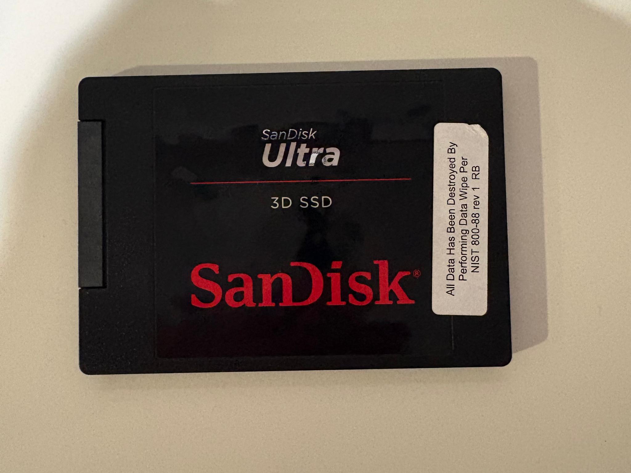 SanDisk Ultra 3D SSD 1TB SATA 6GB
