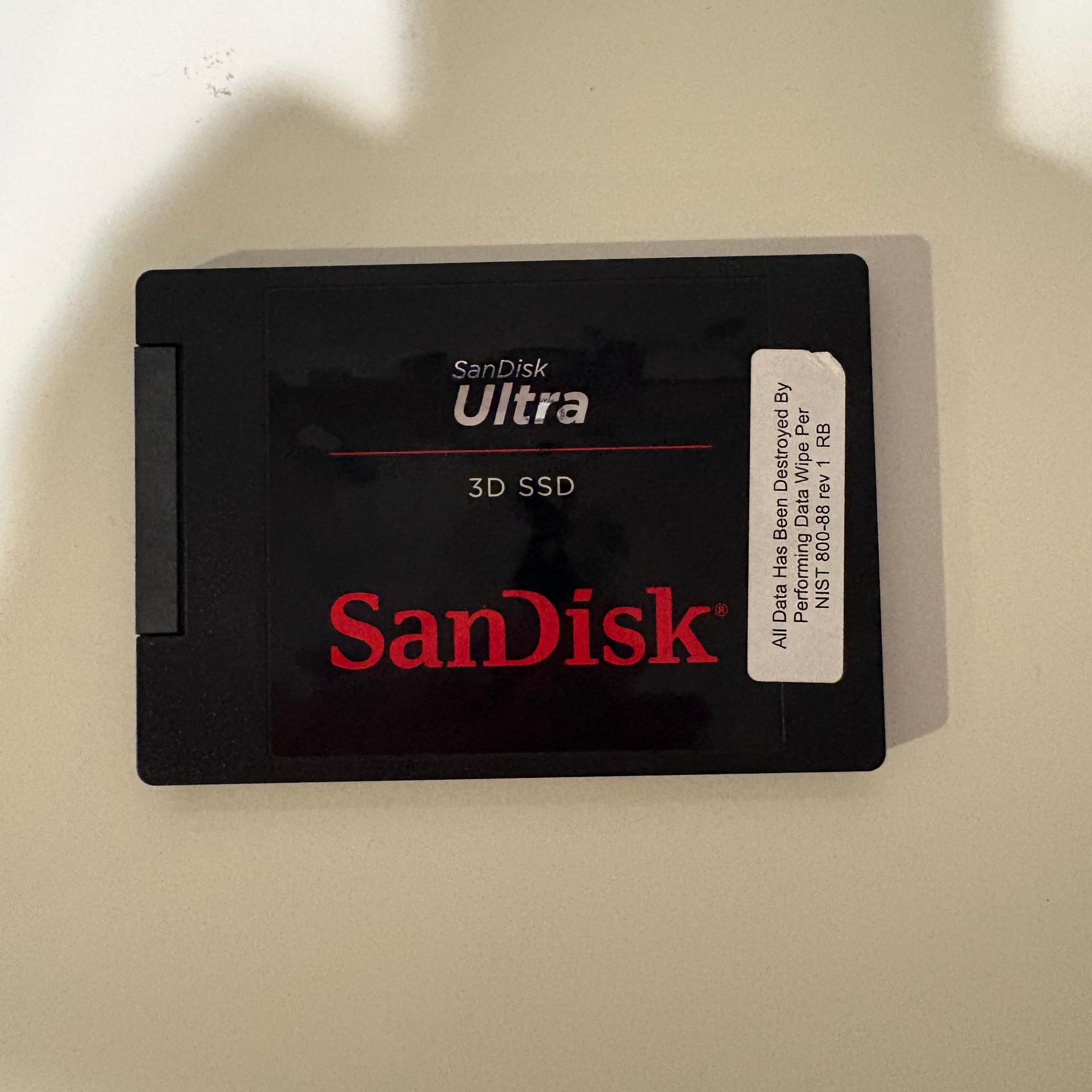 SanDisk Ultra 3D SSD 1TB SATA 6GB