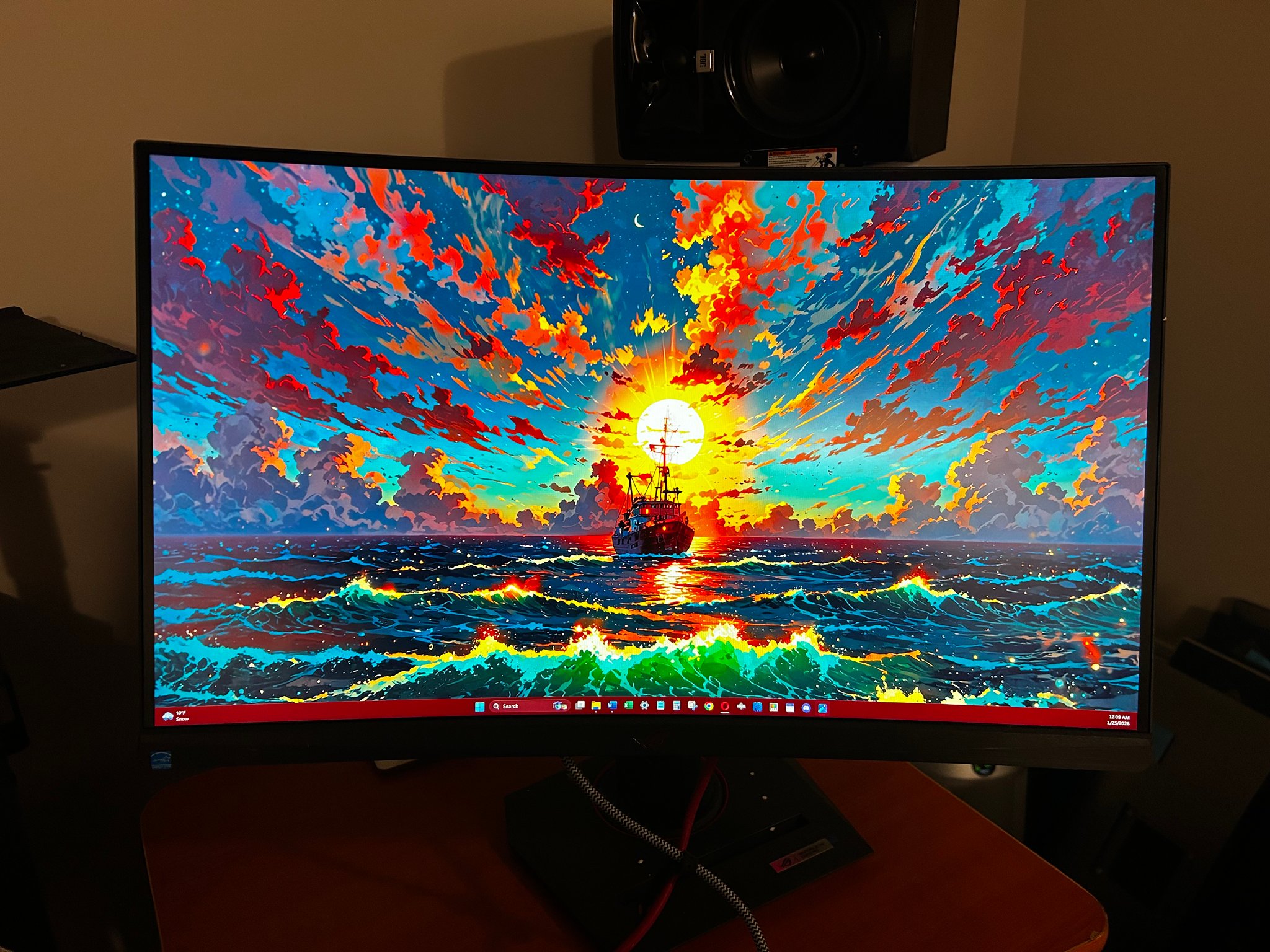 ASUS ROG Strix 27" 2K QHD (2560 x 1440) 280Hz Curved Gaming Monitor (XG27WCMS)