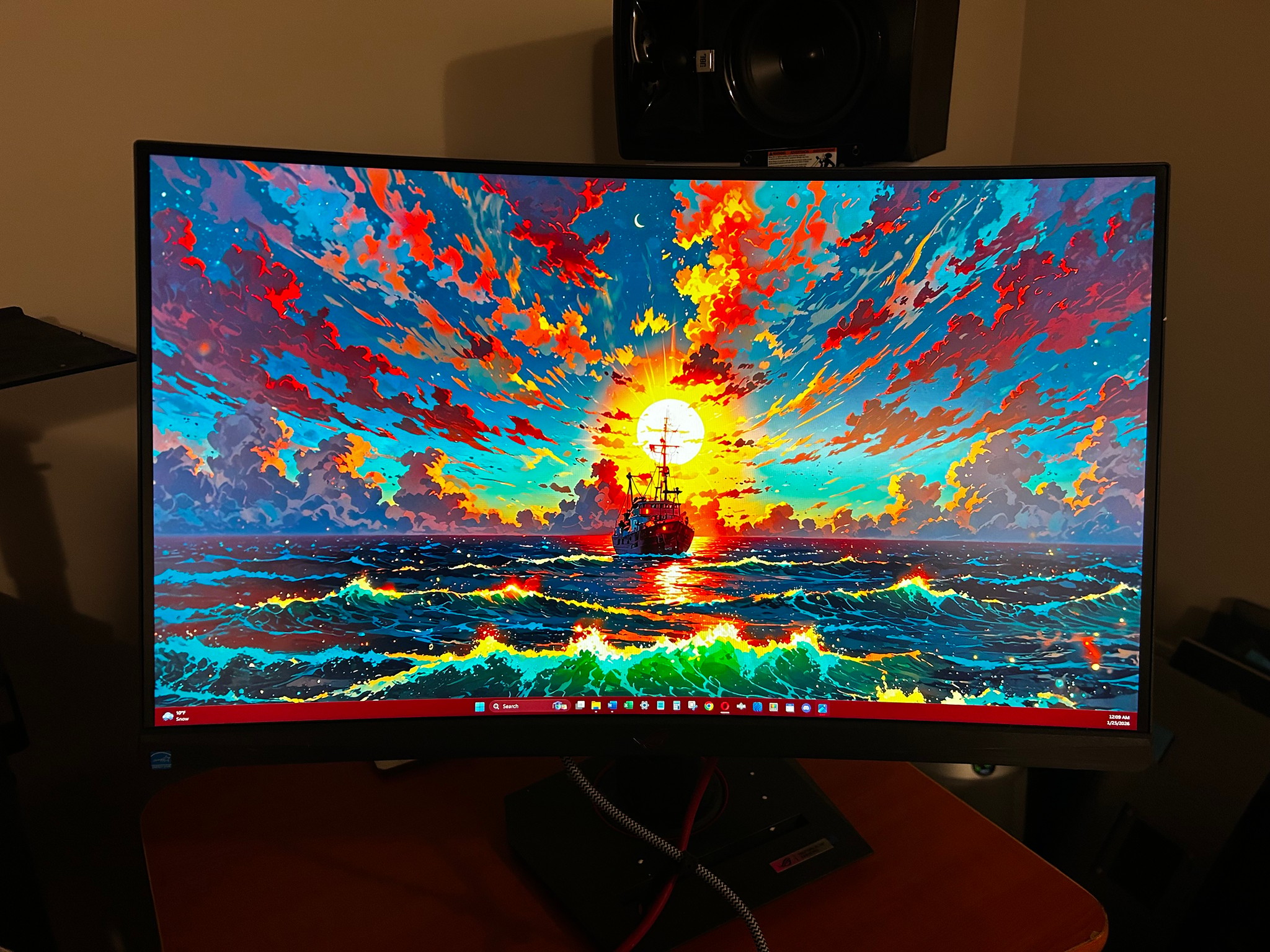 ASUS ROG Strix 27" 2K QHD (2560 x 1440) 280Hz Curved Gaming Monitor (XG27WCMS)
