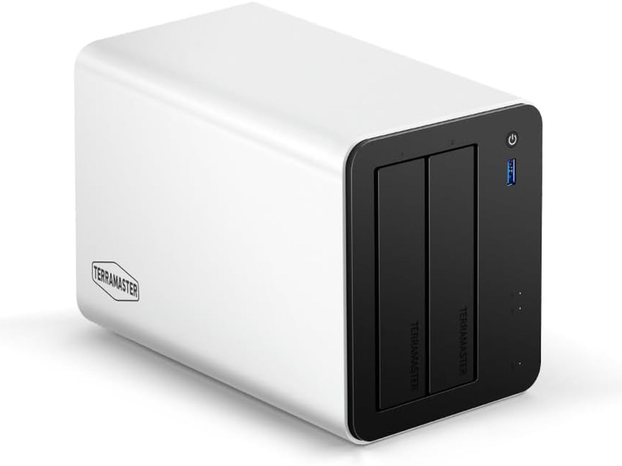 TERRAMASTER F2-425 Plus NAS Storage - 2Bay Intel N150 Quad-Core CPU, 8GB RAM DDR5, 5GbE LAN x 2