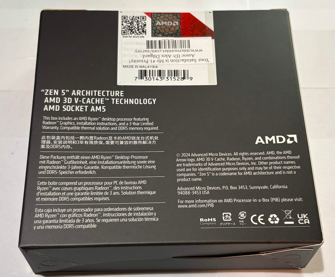 AMD Ryzen 7 9800X3D | Jawa