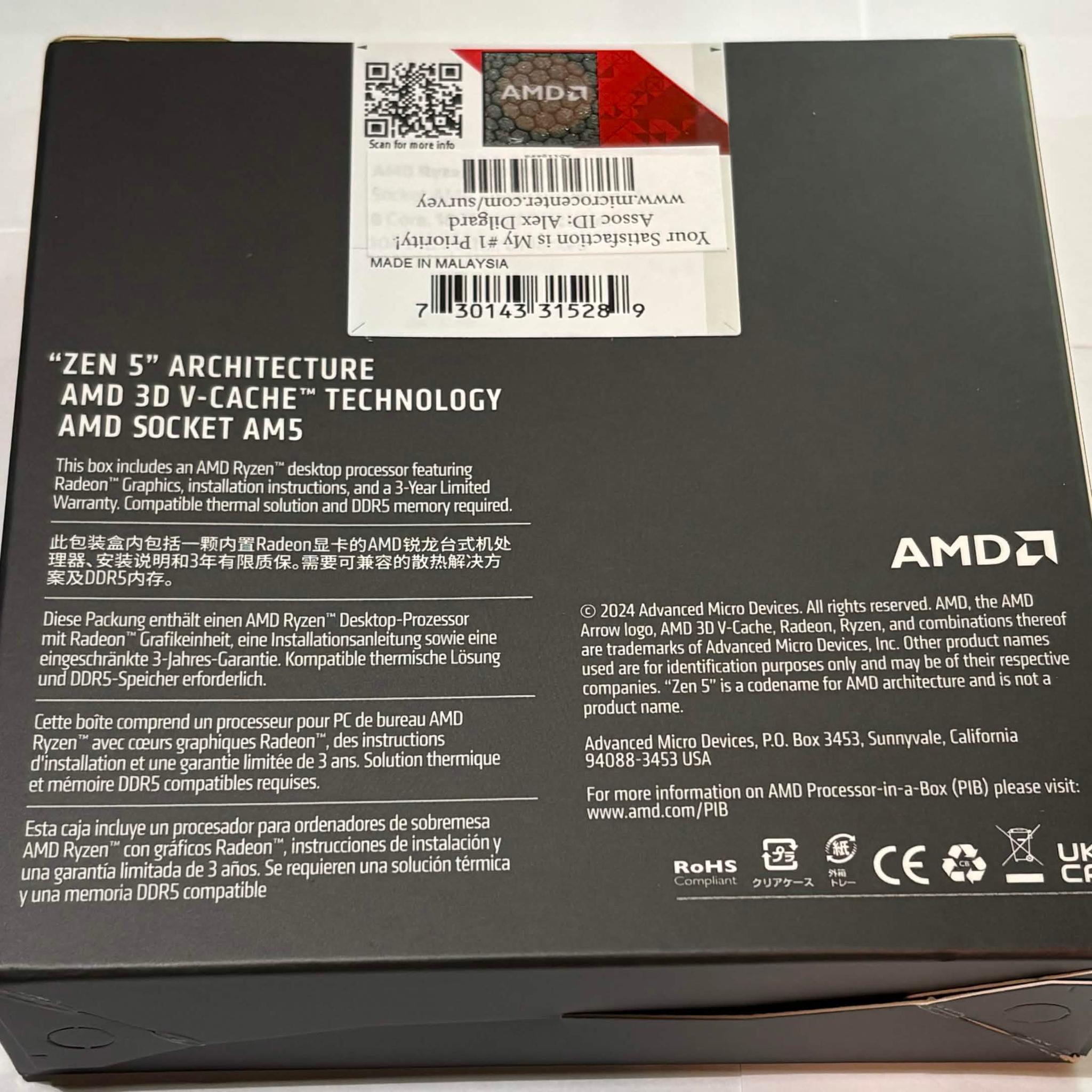 AMD Ryzen 7 9800X3D