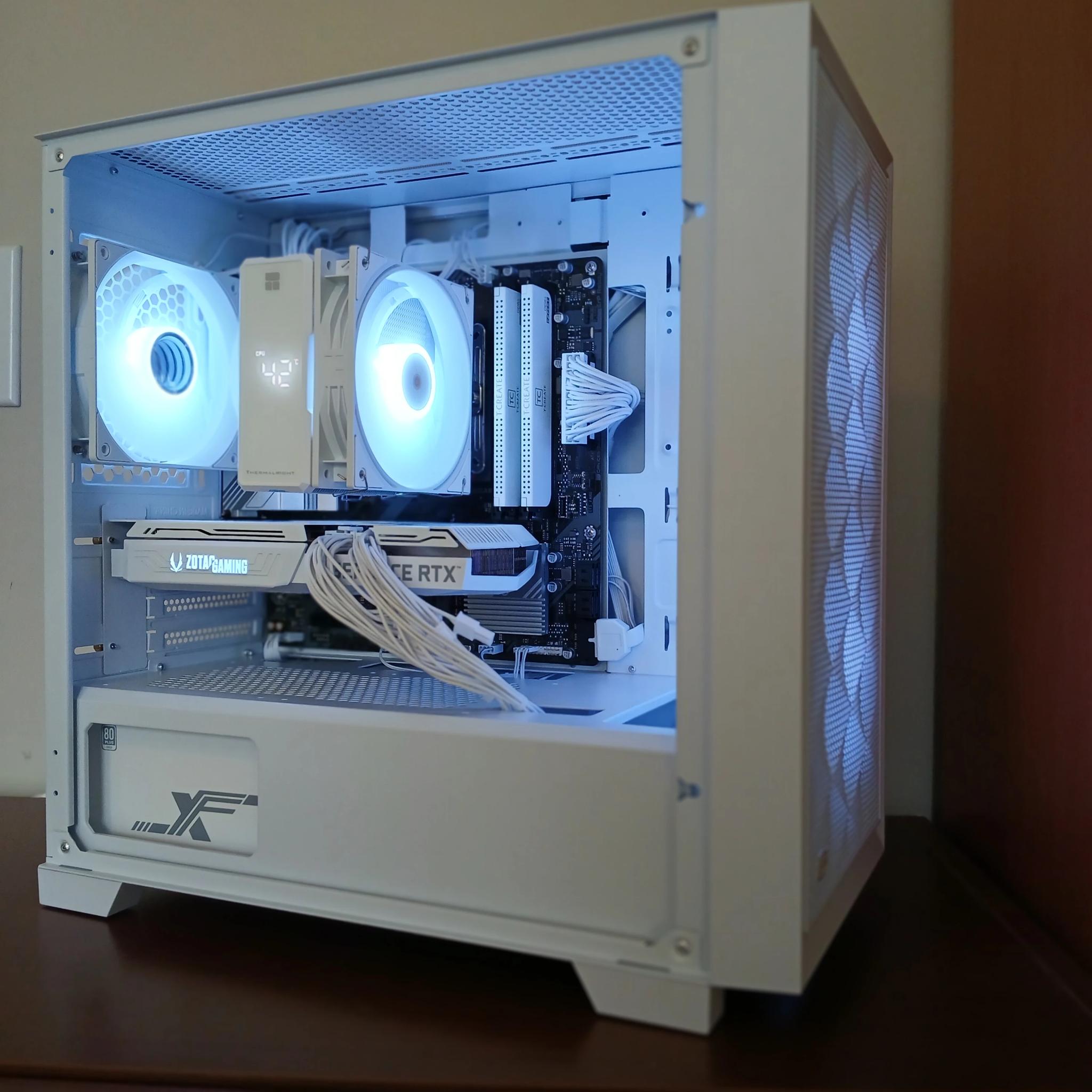 All-White AM5 | RTX 3070 | Ryzen 5 7500F | 32GB RAM