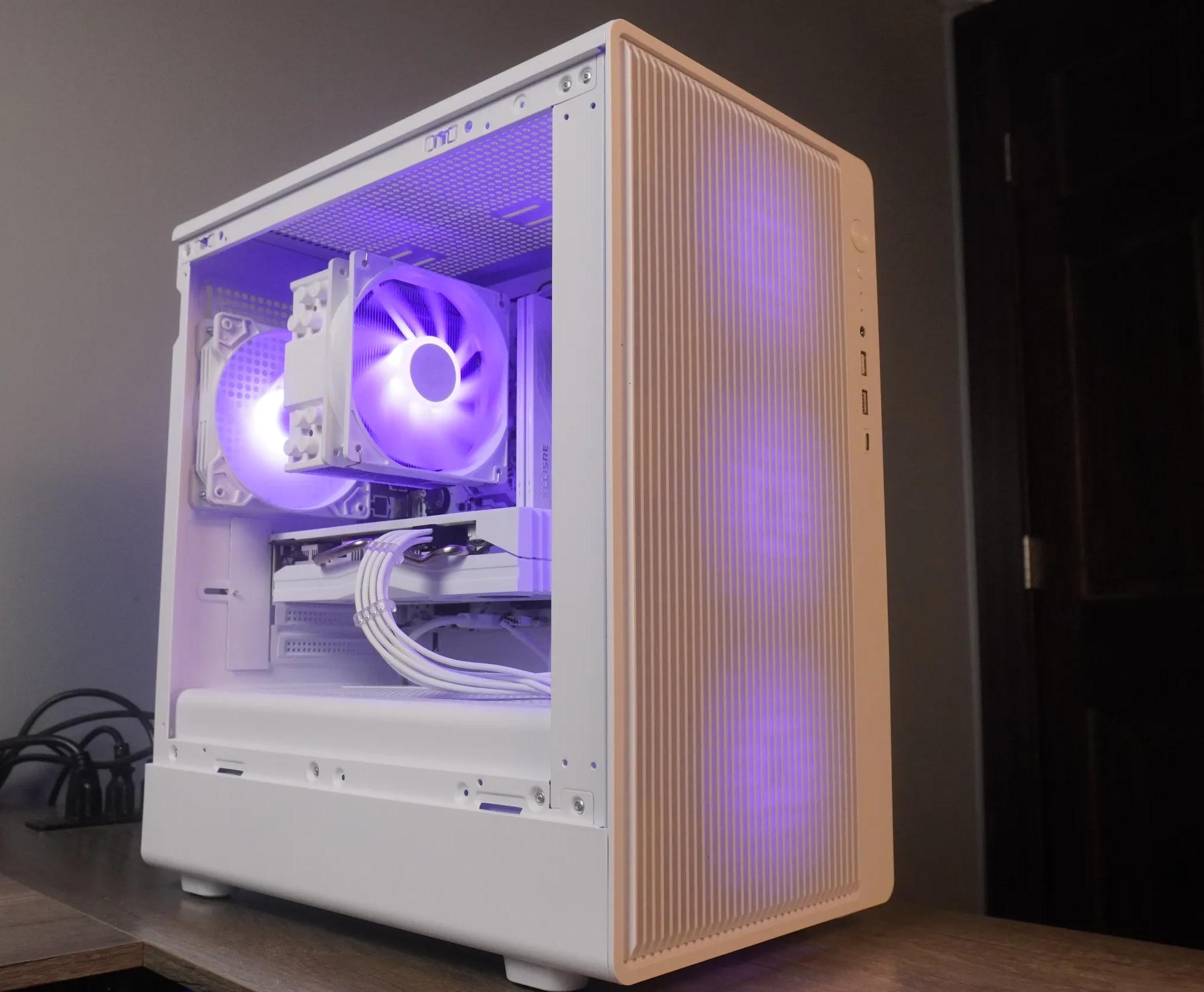 🤍ALL WHITE🤍 Starter GAMING MACHINE 🧡RX 580 2048SP 🧡 Ryzen 5 5500 | 32GB | 1TB...
