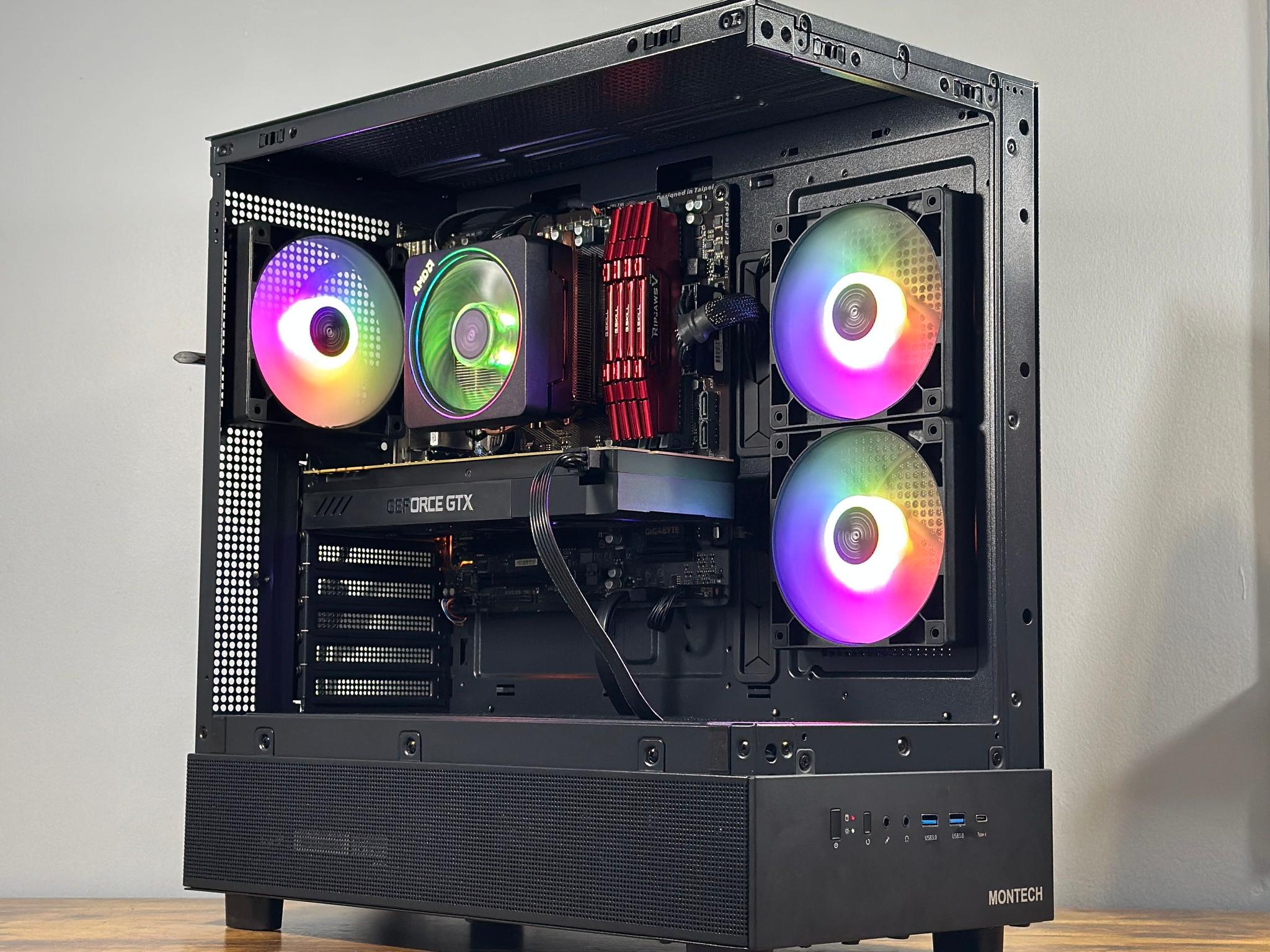 GTX 1070 8GB | Ryzen 7 2700X | 16GB DDR4 | 512GB SSD | Win11 | WIFI | 1080P Custom Gaming PC