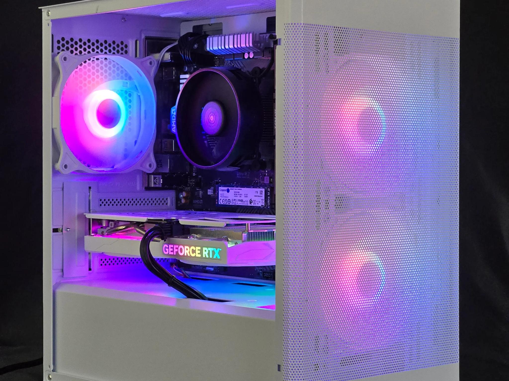 Serpent Plus Gaming PC-Ryzen 5 5500- NVIDIA GeForce RTX 4060- 1TB M.2 SSD- 16gb DDR4 RAM