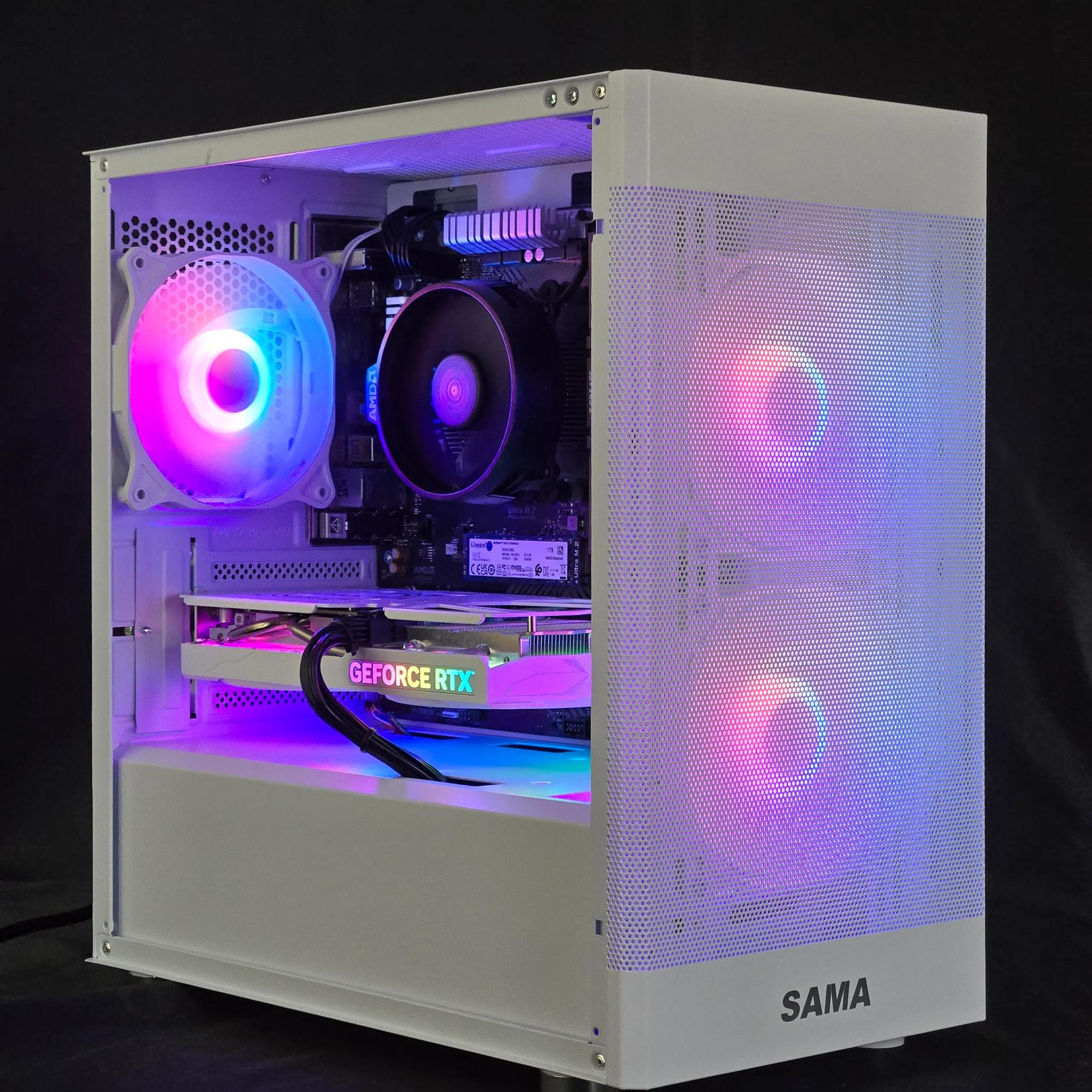 Serpent Plus Gaming PC-Ryzen 5 5500- NVIDIA GeForce RTX 4060- 1TB M.2 SSD- 16gb DDR4 RAM