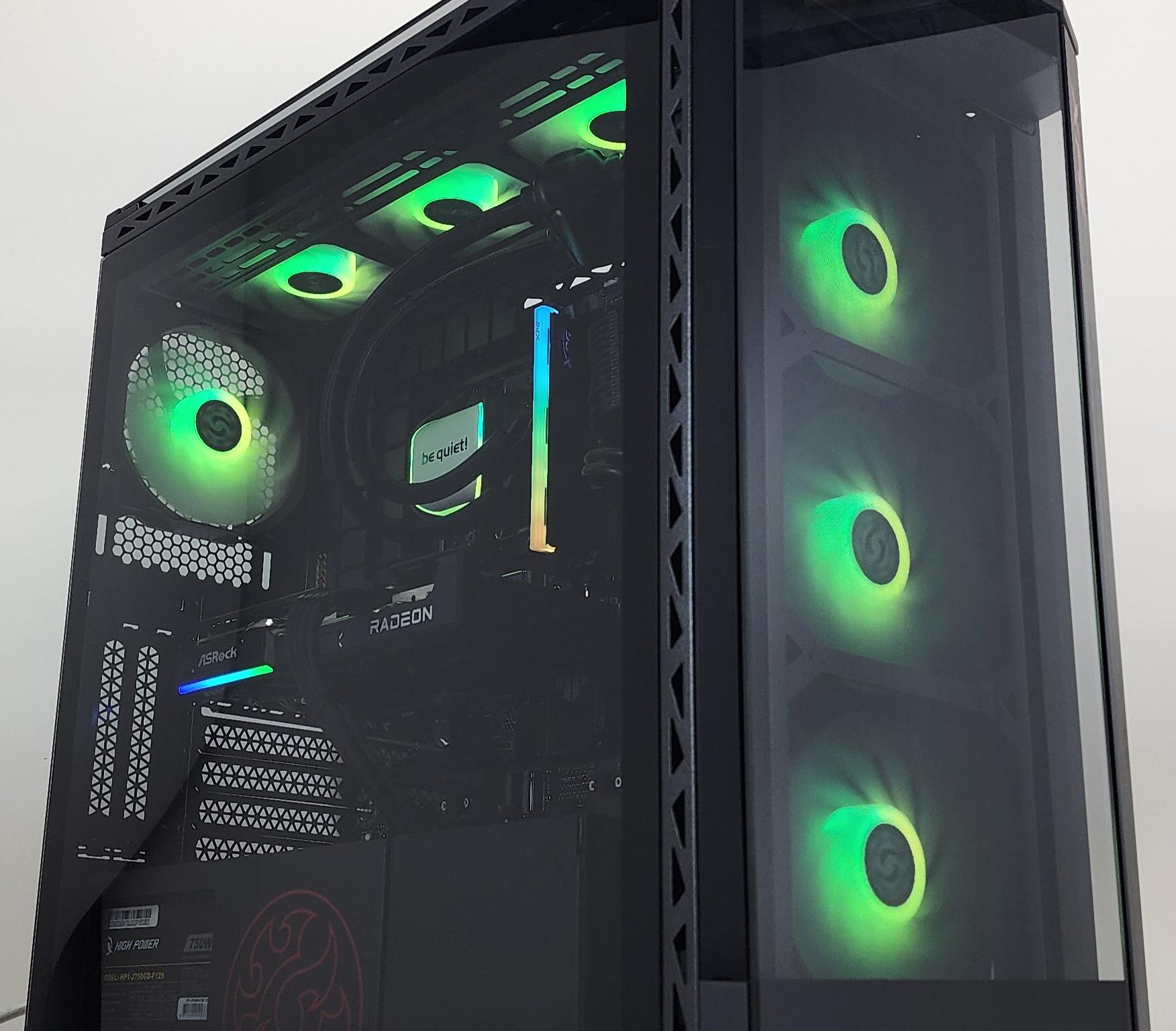 Gaming PC Ryzen 7 7800X3D 16GB RAM 1TB SSD RX 9060 XT 16GB Windows 11 Computer