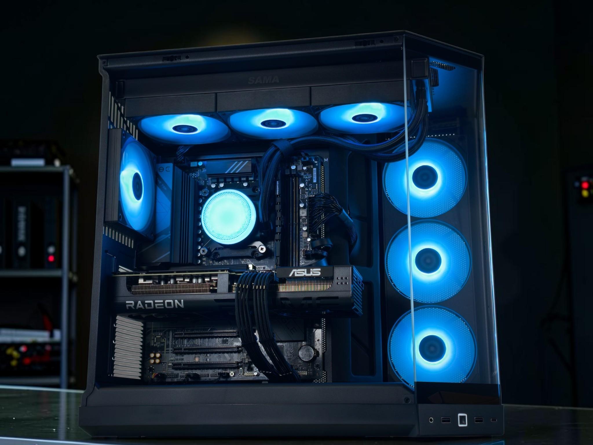 🔥🌋Nether 💥All AMD Gaming PC💥AMD RX 9070 GRE  12GB💥AMD Ryzen 7 8700F💥 16GB DDR5💥 1TB NVME